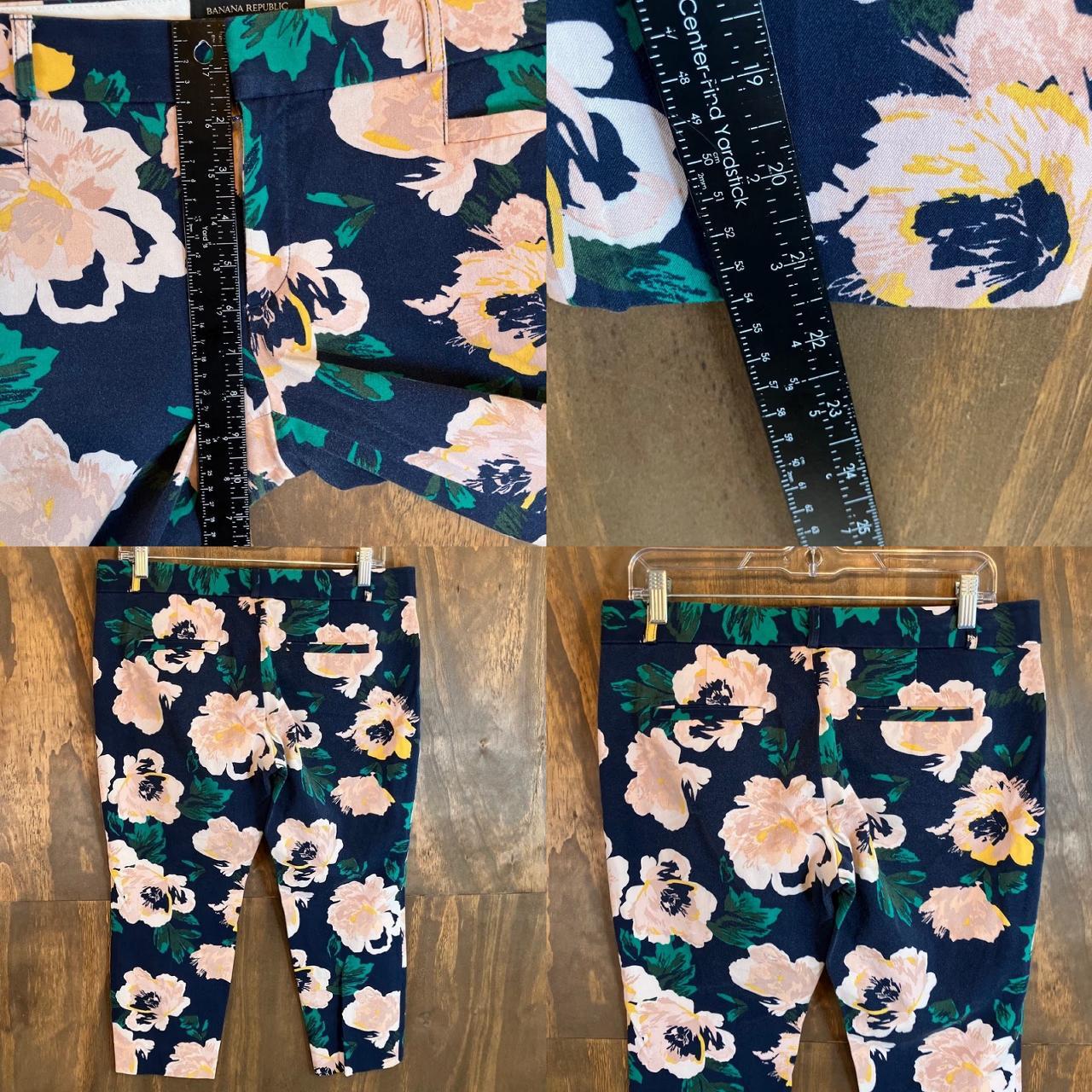 Vintage Women's Pants - Blue/Multi - 8 – Banana R… - image 8