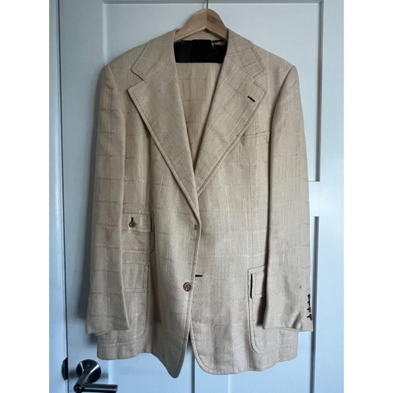 Source Unknown Men's Suit - Cream/Gold - L – What… - image 1