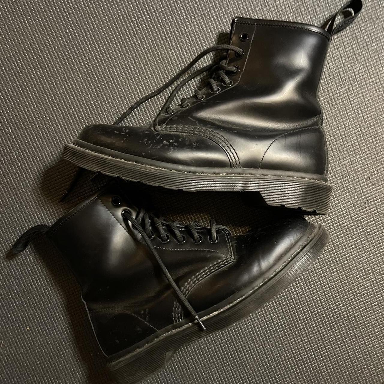 matte black doc martens