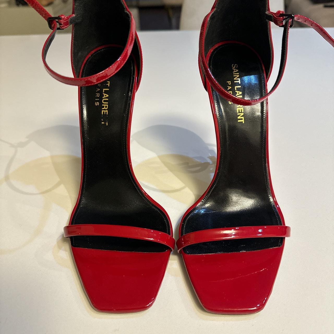Ysl red sandals hotsell