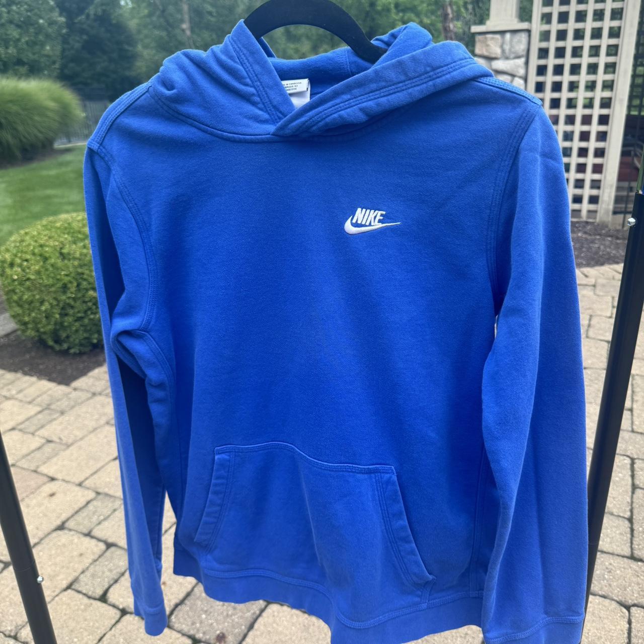 nike blue hoodie men's