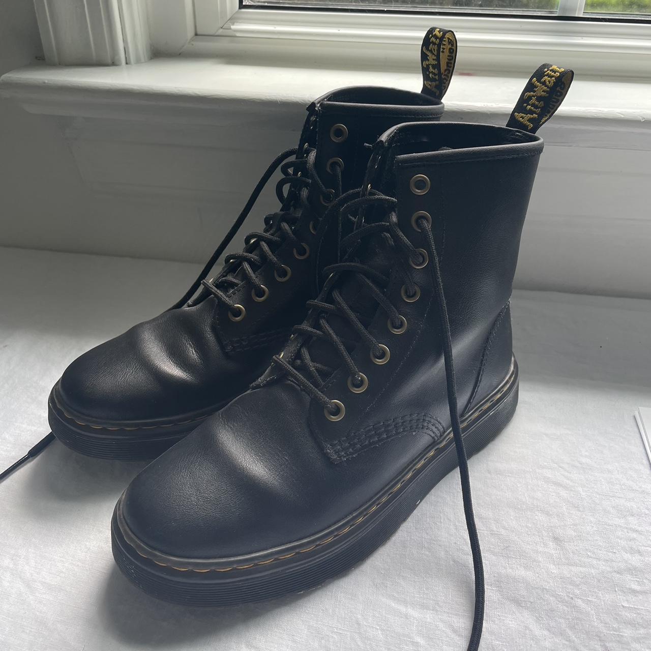 Martens 1460 eye black leather boots Depop