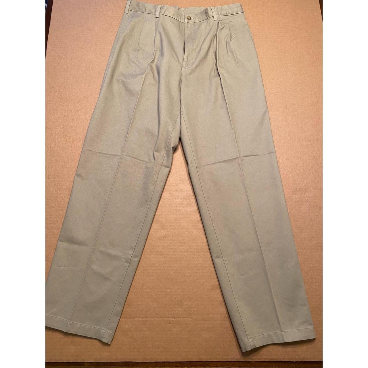 Wrinkle Free Pull-On Straight Leg Trousers by Cotton Traders | Look Again