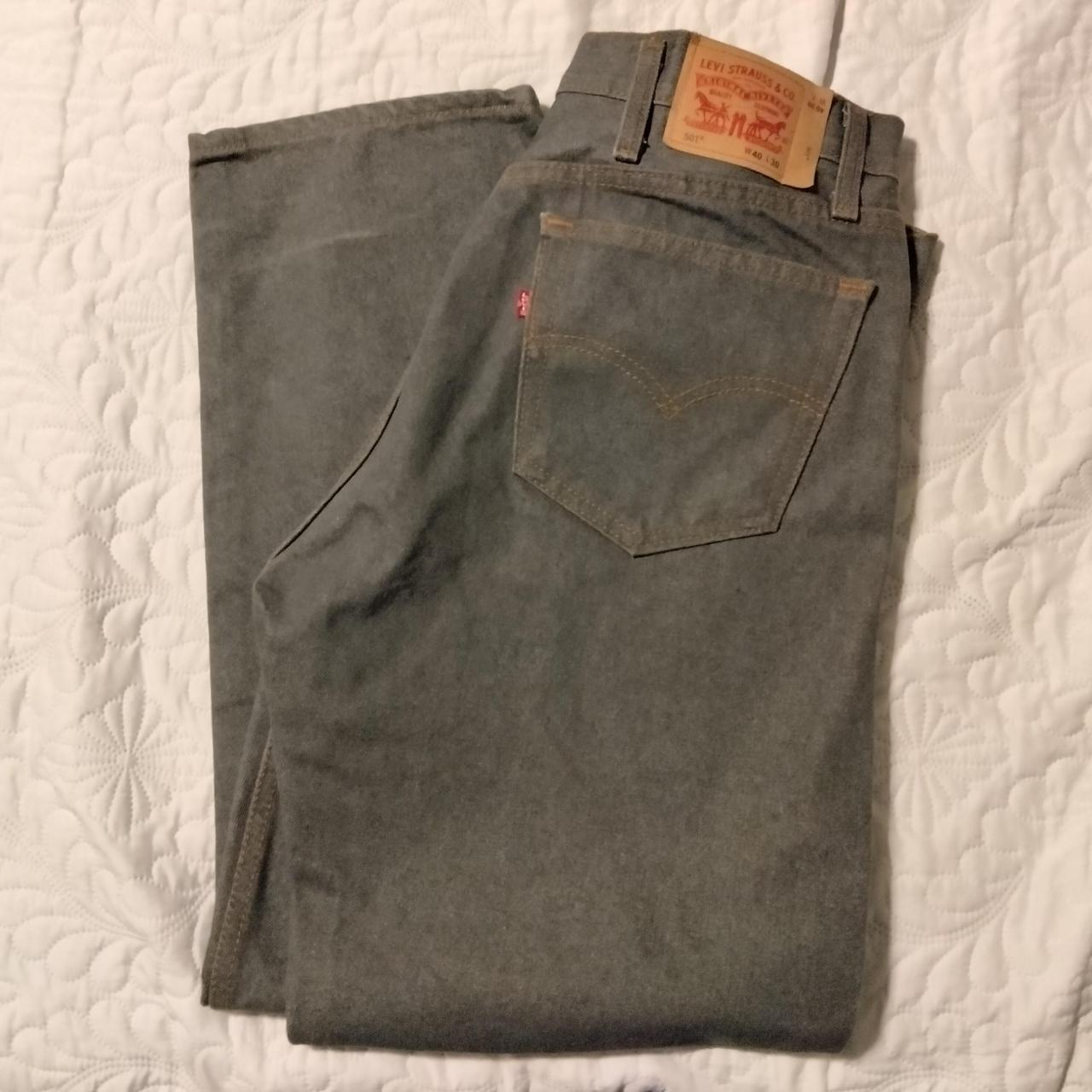 Grey Levi 501 40x30 #jnco#depop#baggy#levi#bape - Depop
