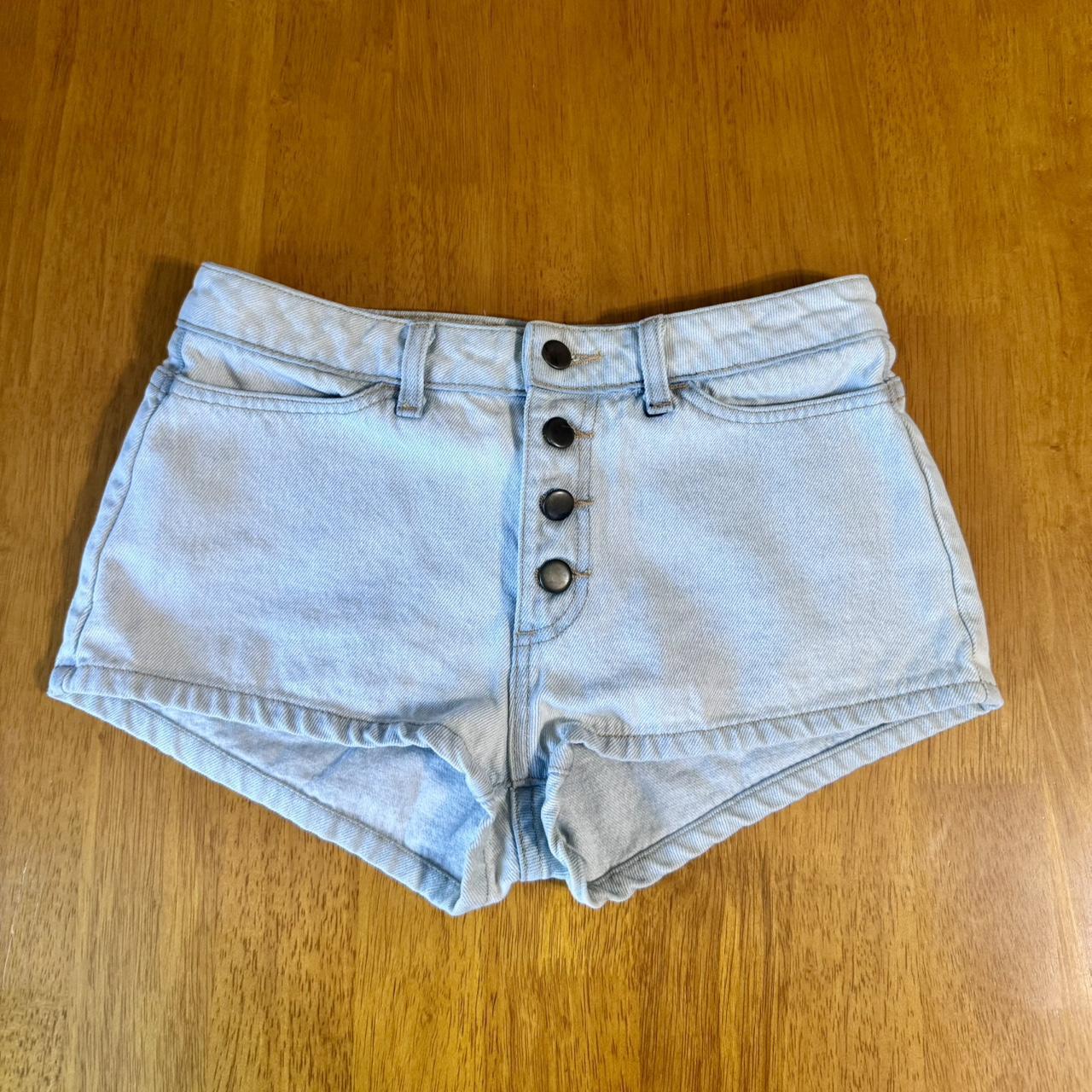 American Apparel Women's Shorts Blue 27