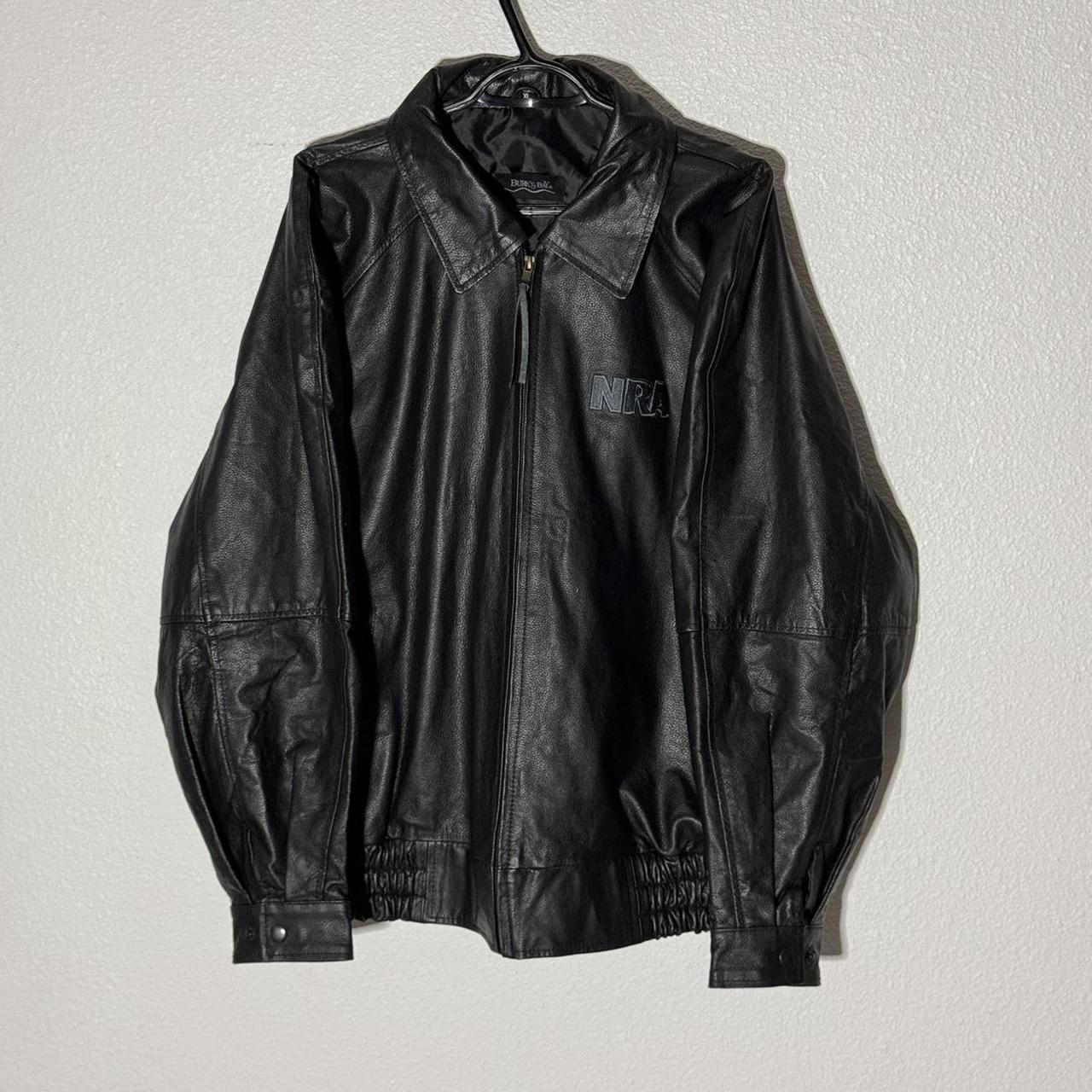 NRA Premium Leather Jacket #leather... - Depop