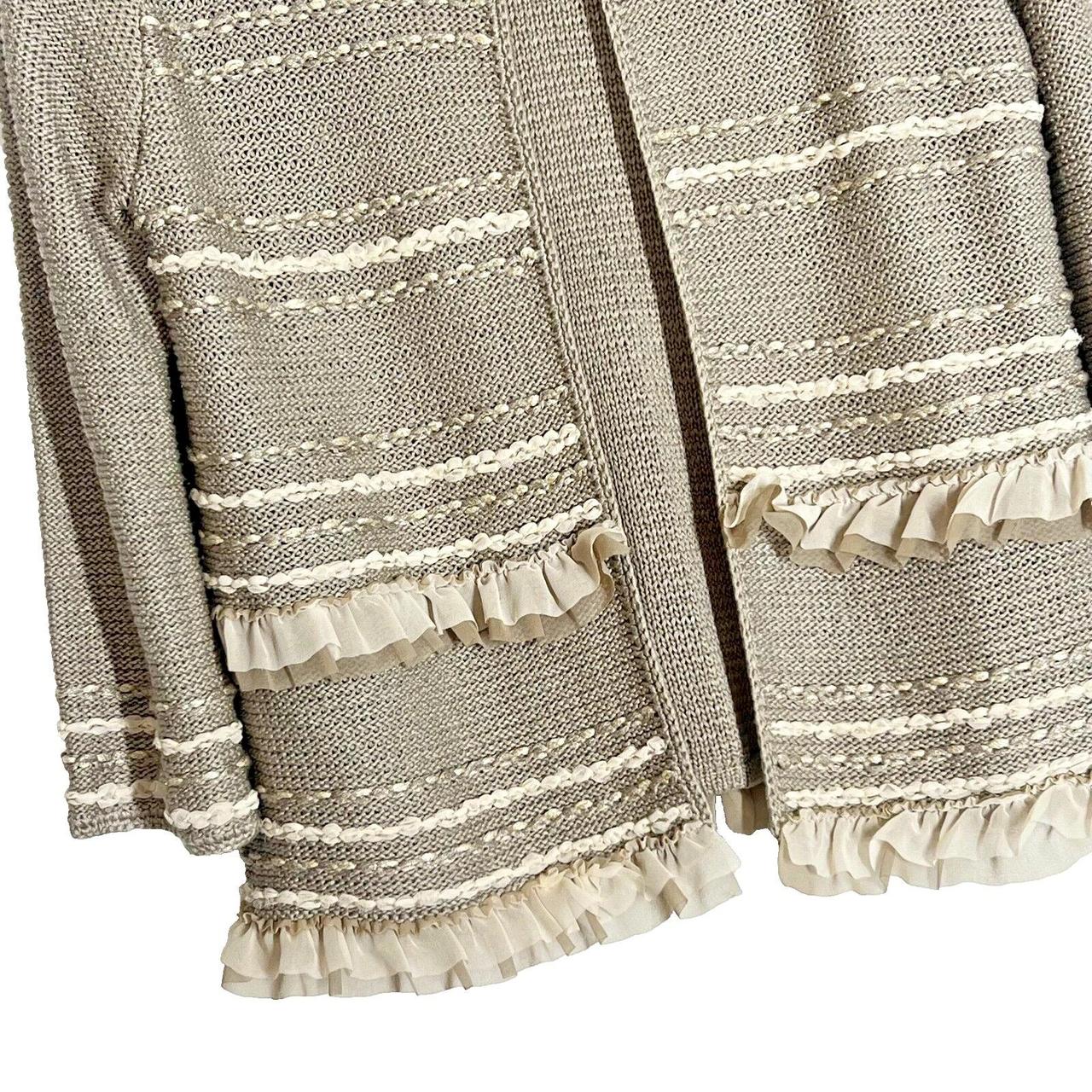 Ruby Rd. Women's Sweater - Tan/Cream - L – Ruby R… - image 2