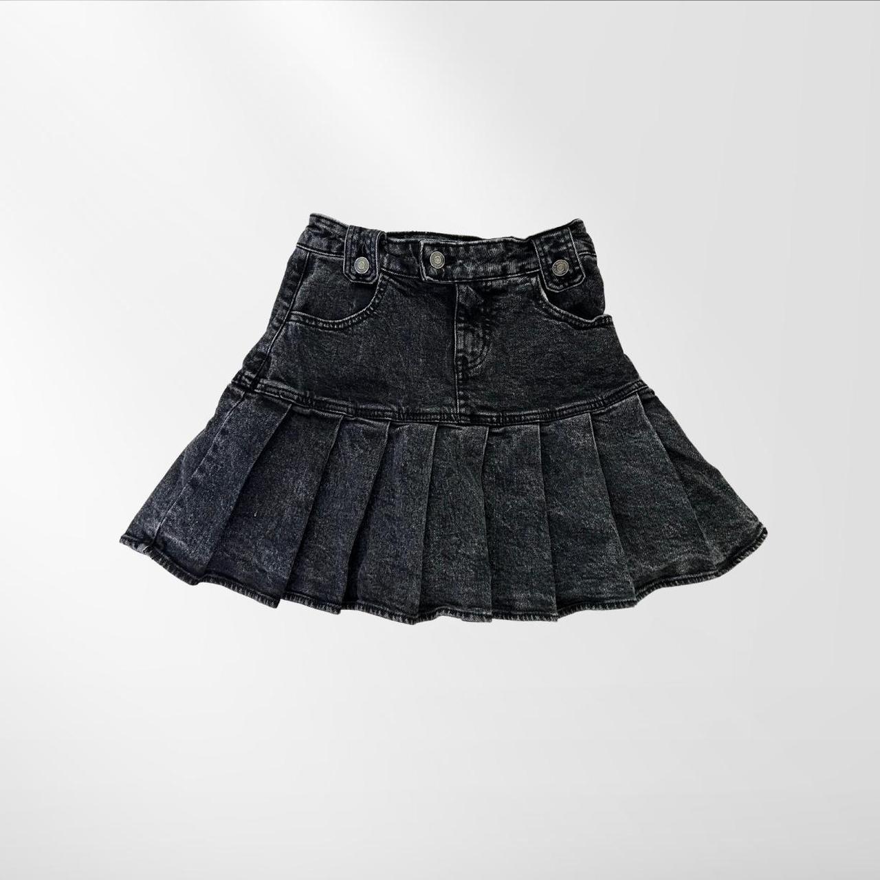 Black pleated denim From Wild Fable