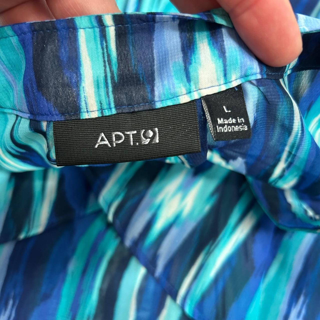 Apt. 9 Women's Blouse - Blue/Multi - L – Apt. 9 W… - image 3