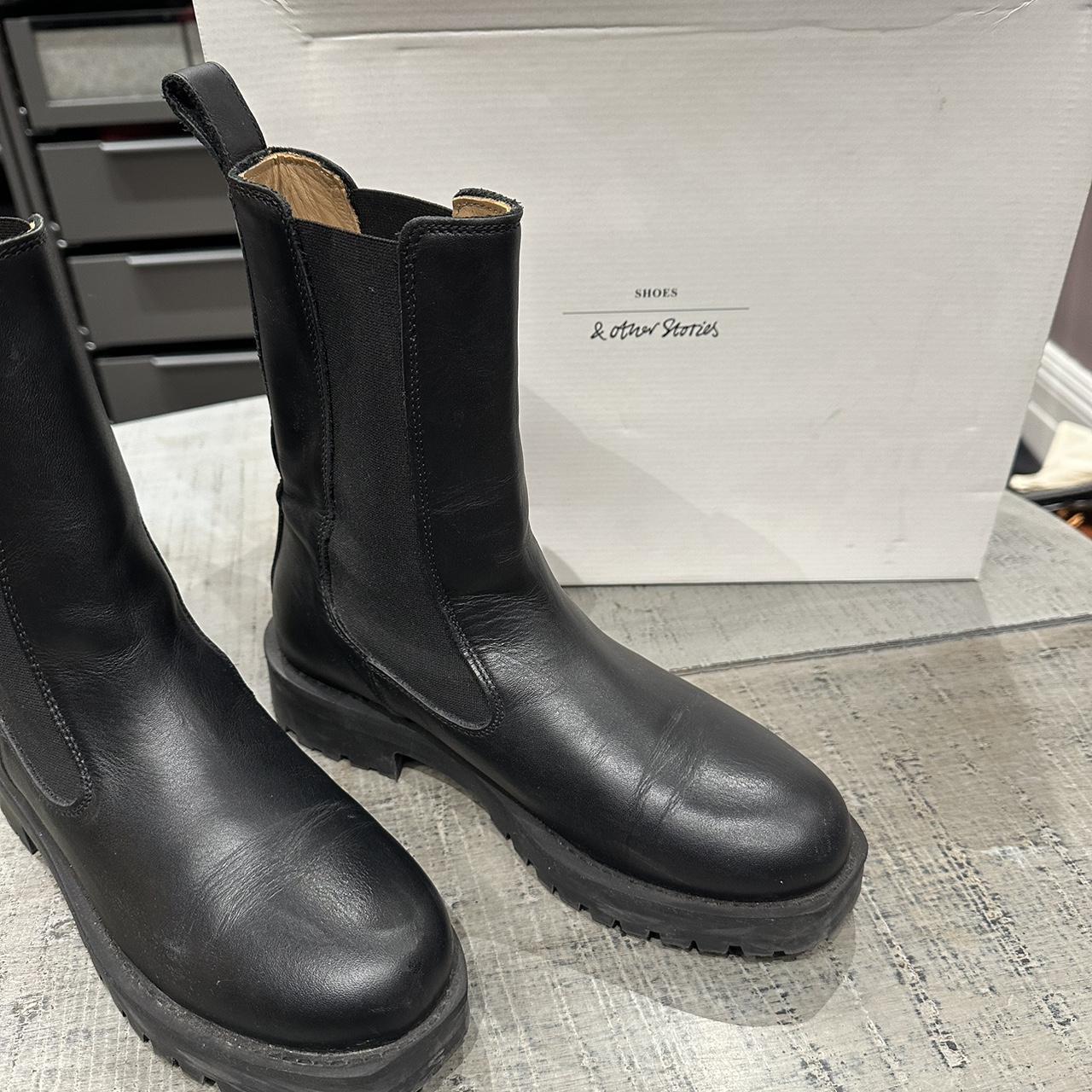 other stories Black Chelsea Boot with Depop - Main Image