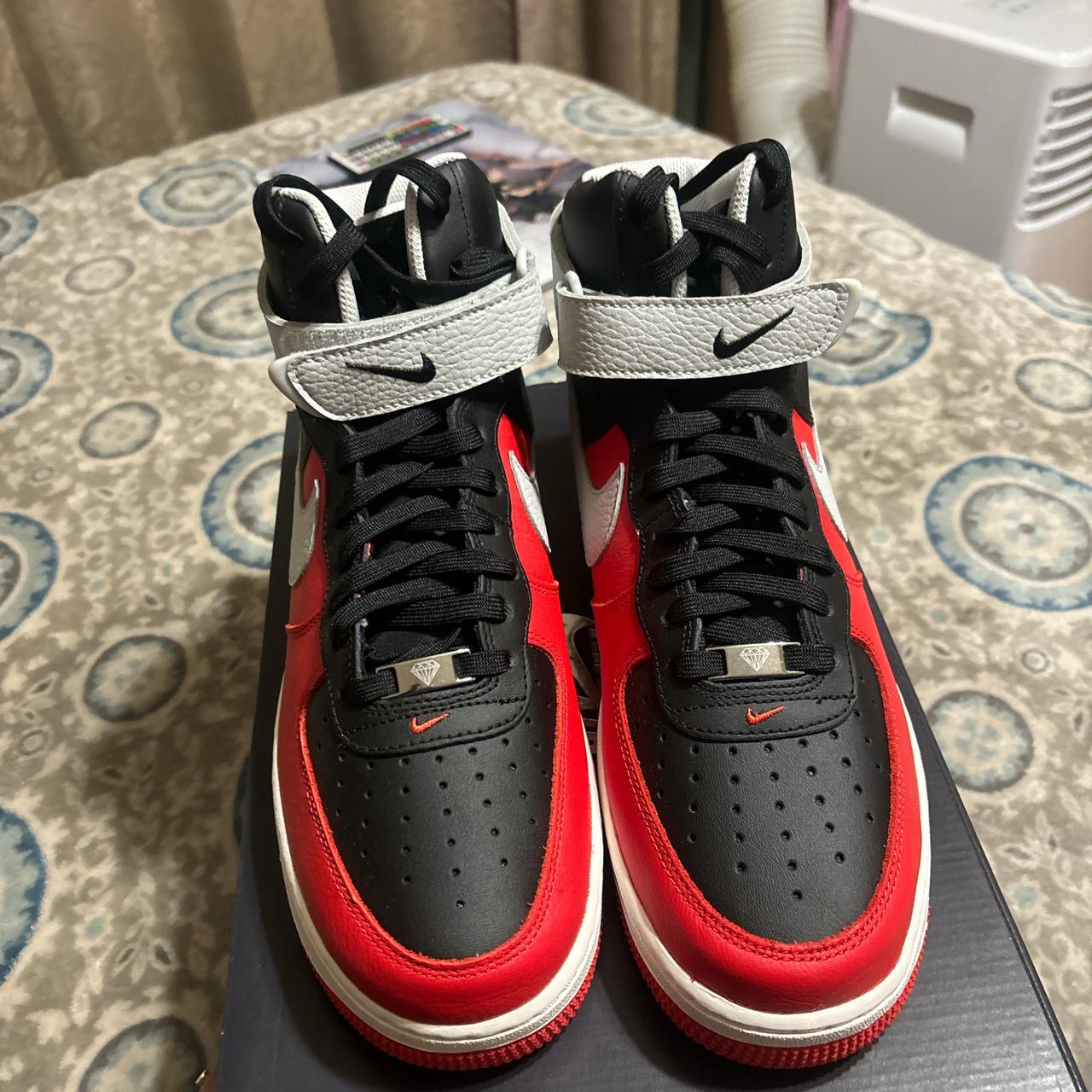 High Top Nike Air Force Red All Red Nike Air Force 180 High Tops