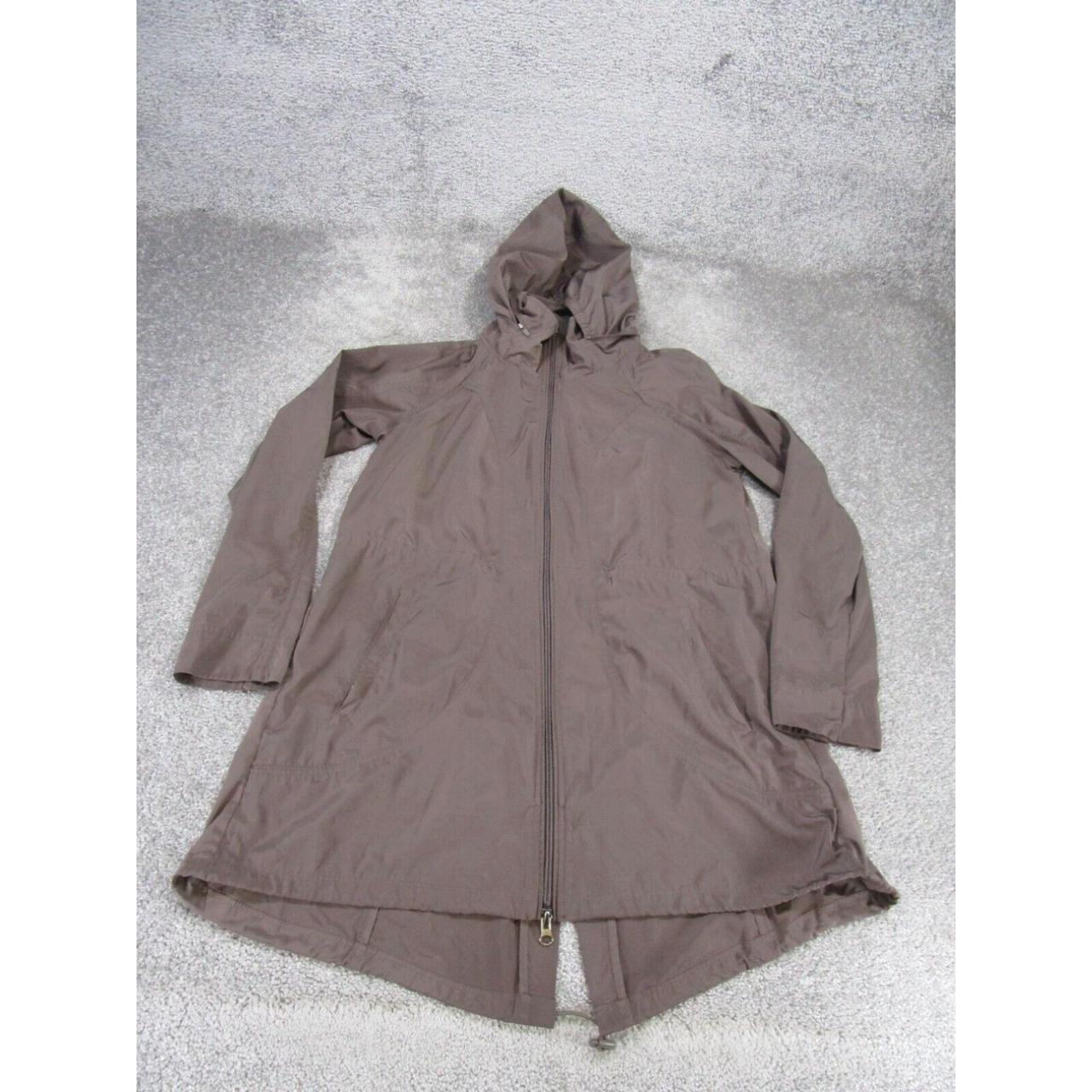 Athleta Jacket Womens Xs Drippity Brown Rain Jacket. Depop