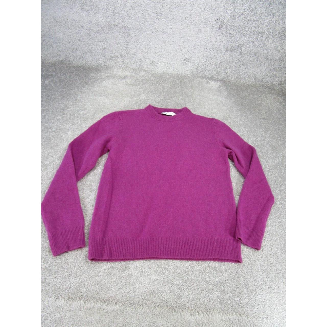 Zara Sweater Womens Medium Crew Neck Pullover