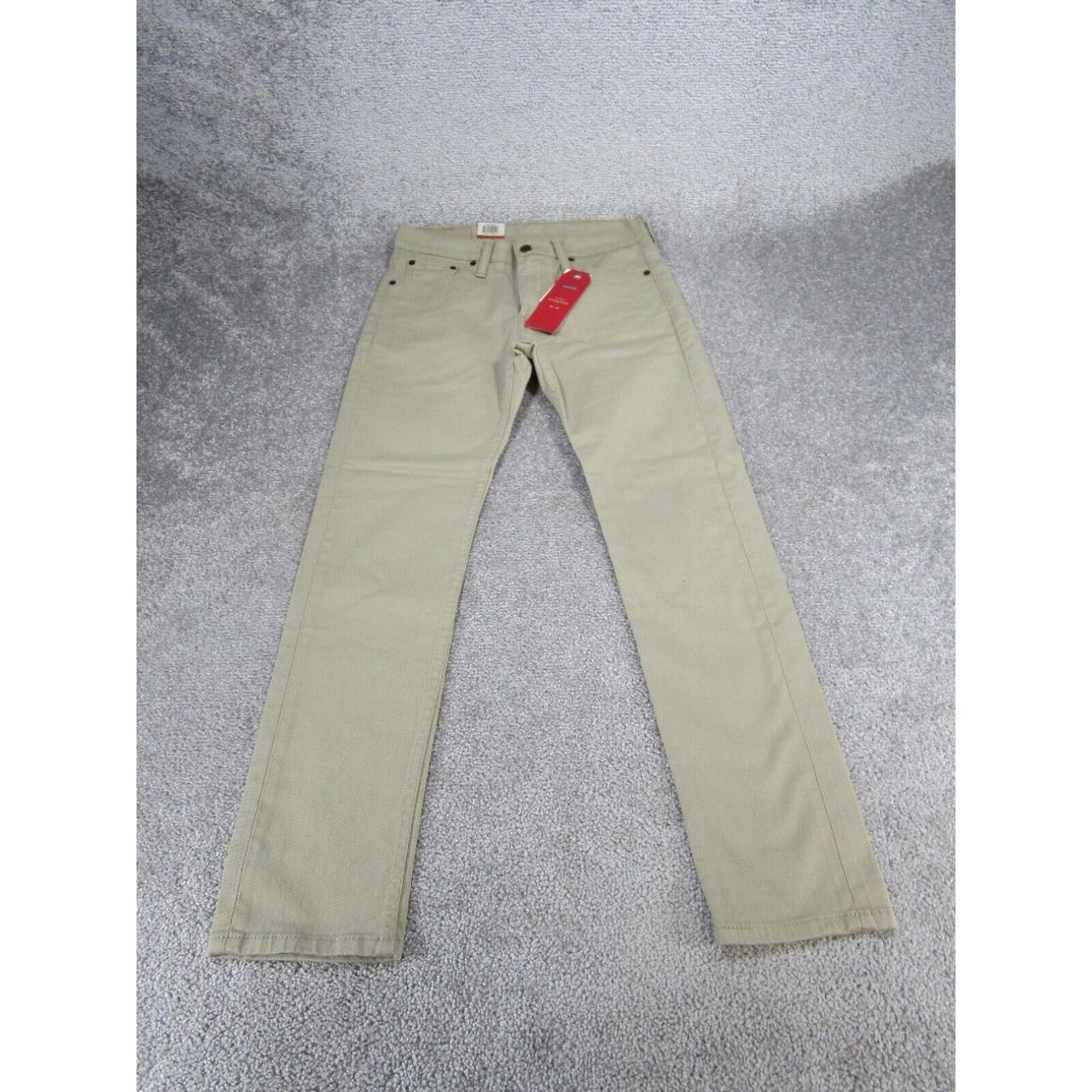 Levis 510 Jeans Mens 30 Khaki Beige Canvas Skinny. Depop