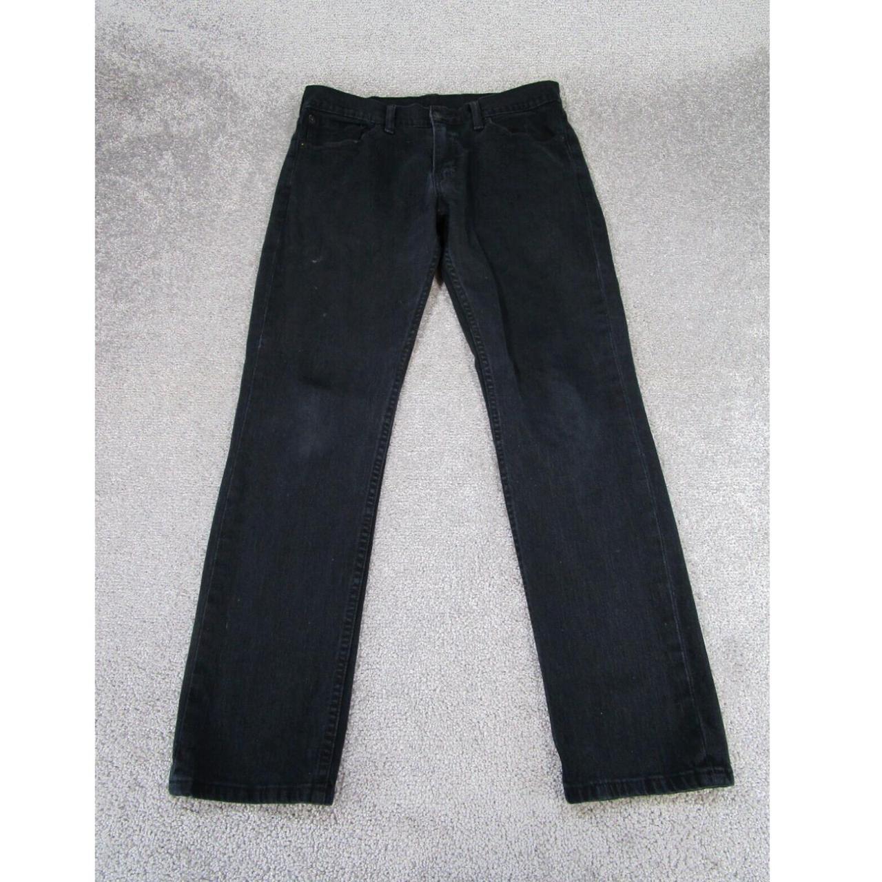 Levis 511 Jeans Mens 32 Black Denim Slim Fit 32X29. Depop