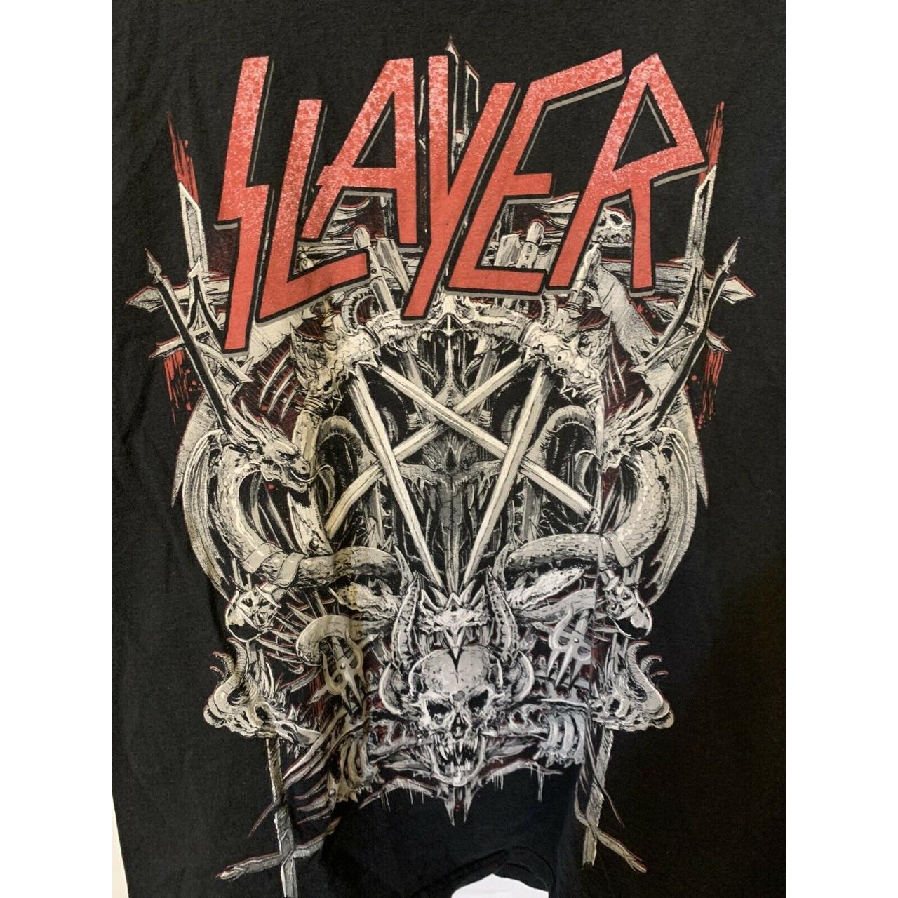 Slayer Heavy Metal Rock T Shirt Men S Sz Xl Black Depop