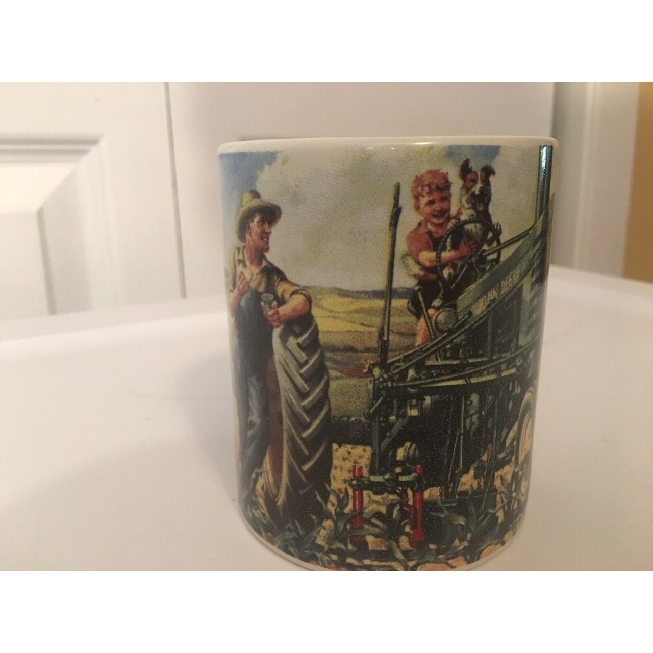 1JOHN DEERE Coffee Mug Cup Gibson Tractor Dad Boy... Depop
