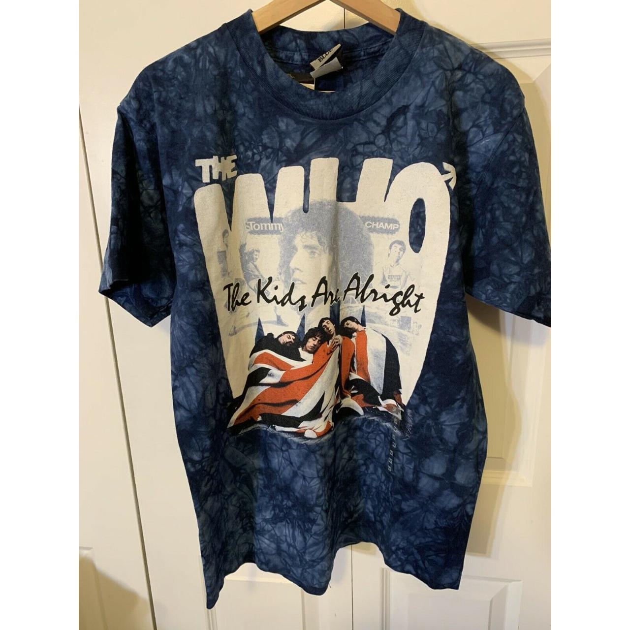 The Who - “The Kids Are Alright” Blue Shirt Mens Sz... - Depop