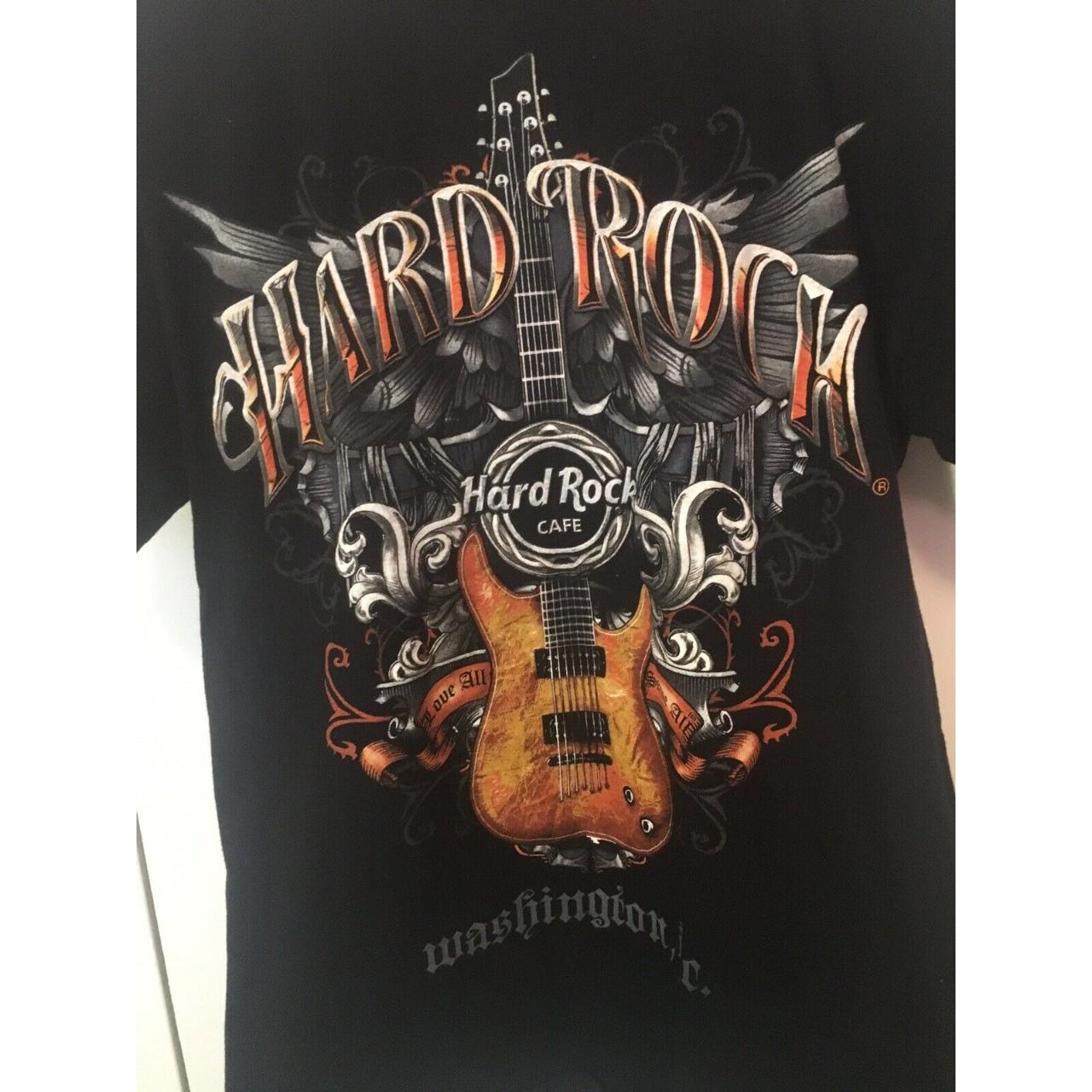 HARD ROCK CAFE - WASHINGTON DC Sz M Black T-SHIRT... - Depop