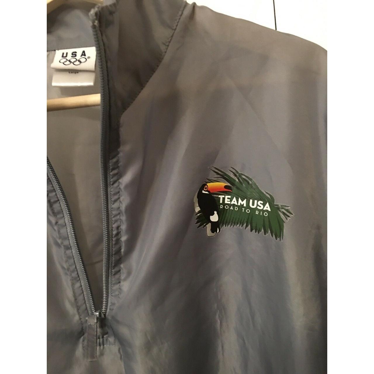 Preloved Men's Windbreaker Jacket - Grey - L – Ol… - image 4