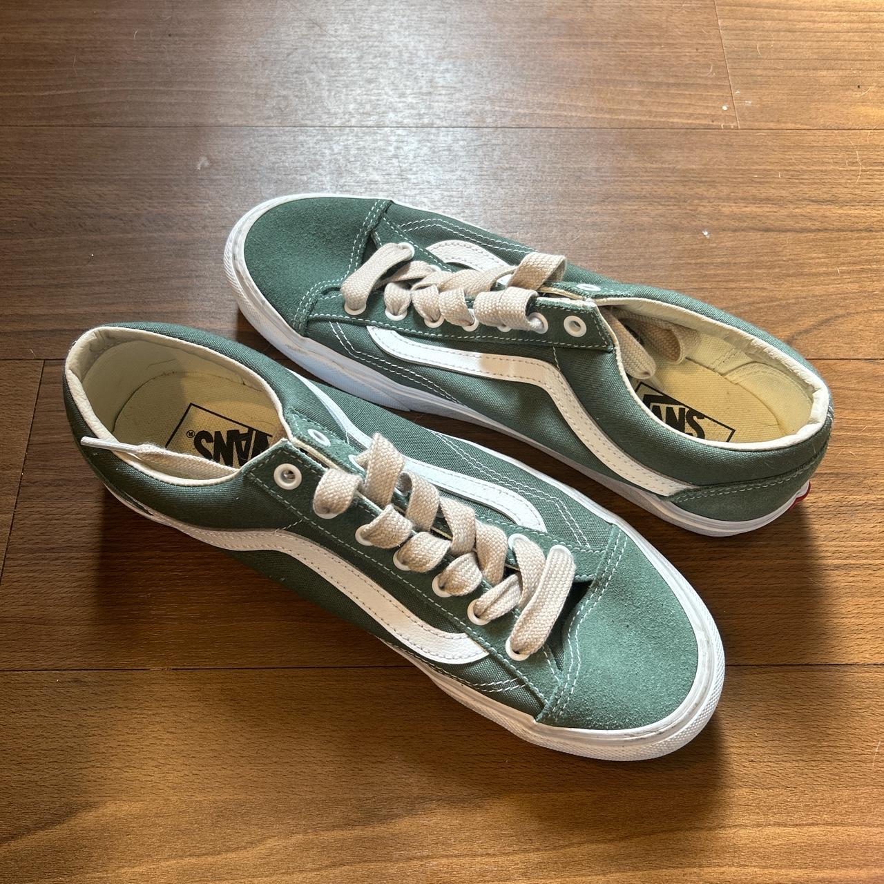 Vans on sale sage green