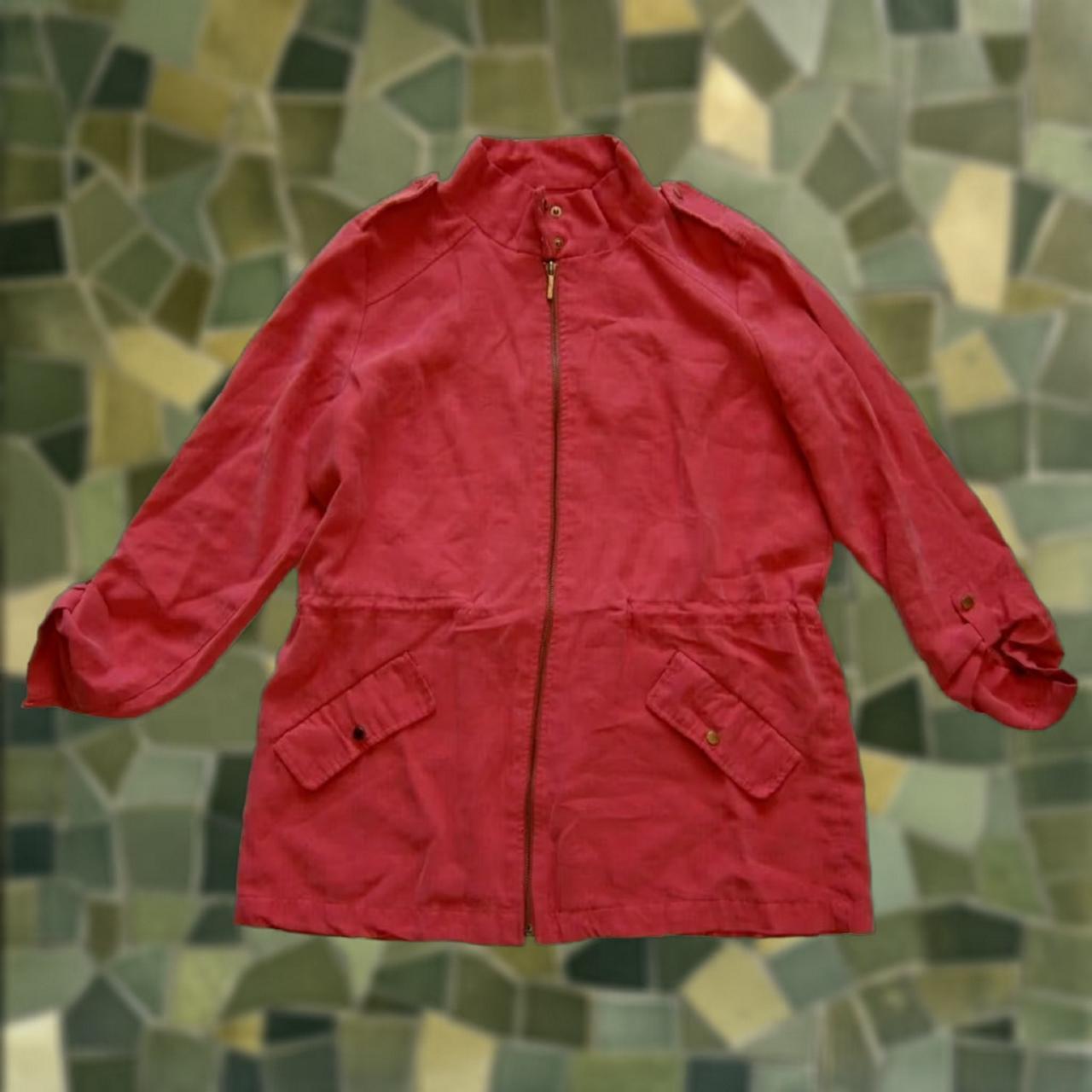 Women's Polyester Jacket - Pink - M – Zara Basic … - image 1