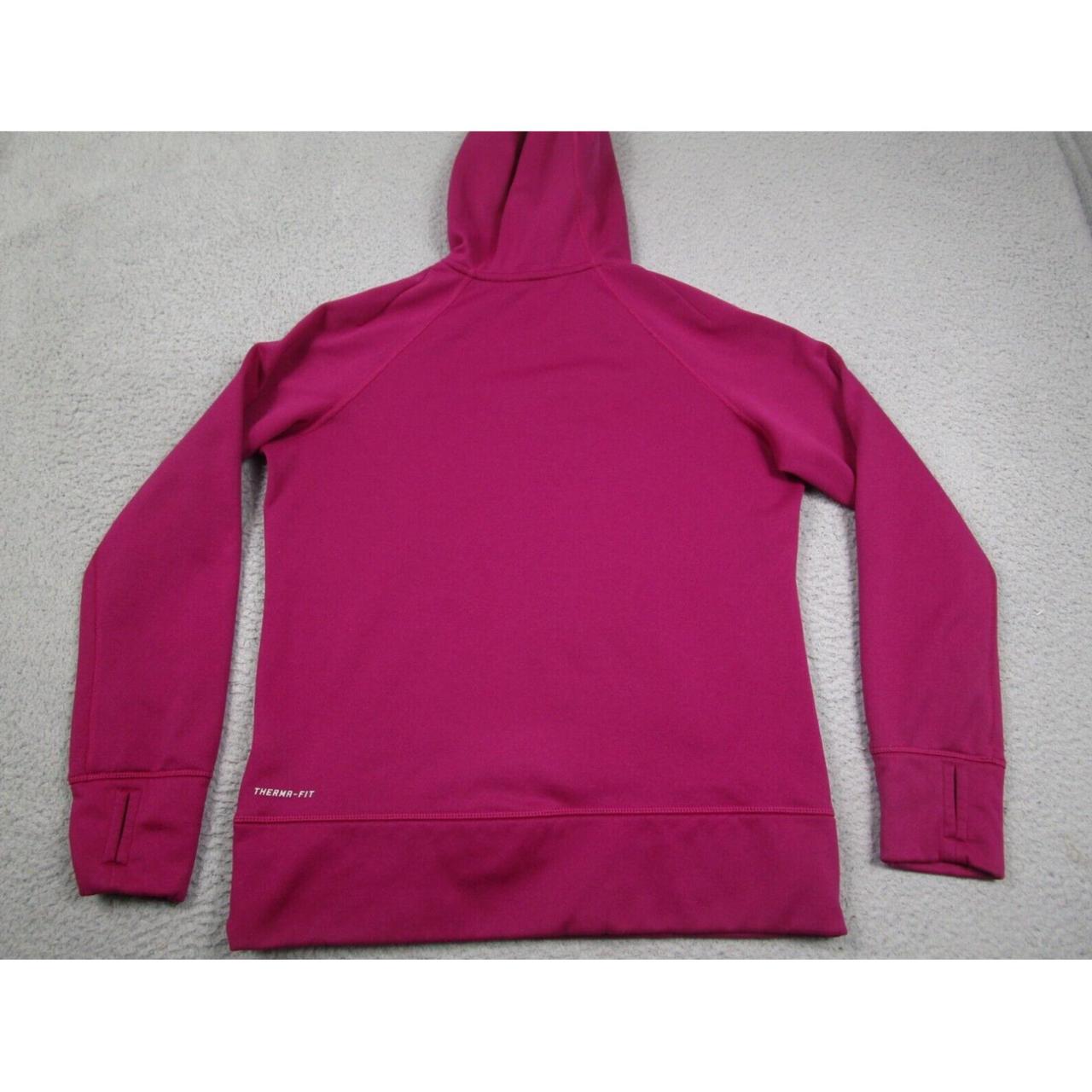 Nike therma hoodie pink best sale