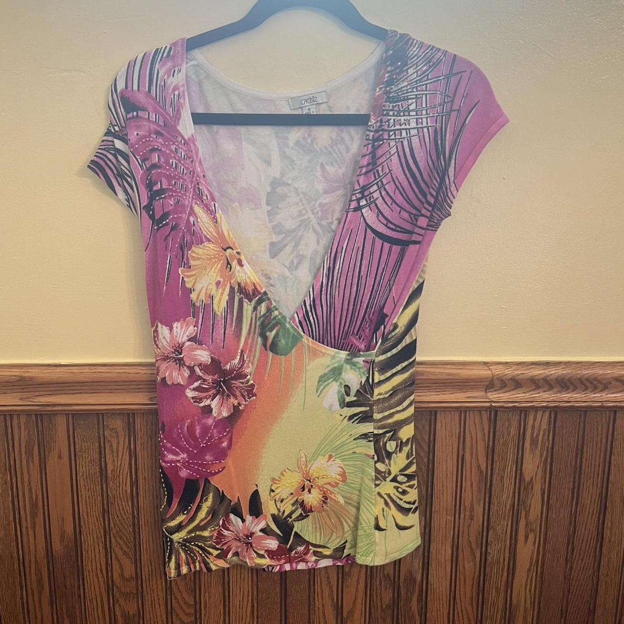 Cache Women's Blouse - Multi/Pink - S – Caché y2k… - image 2