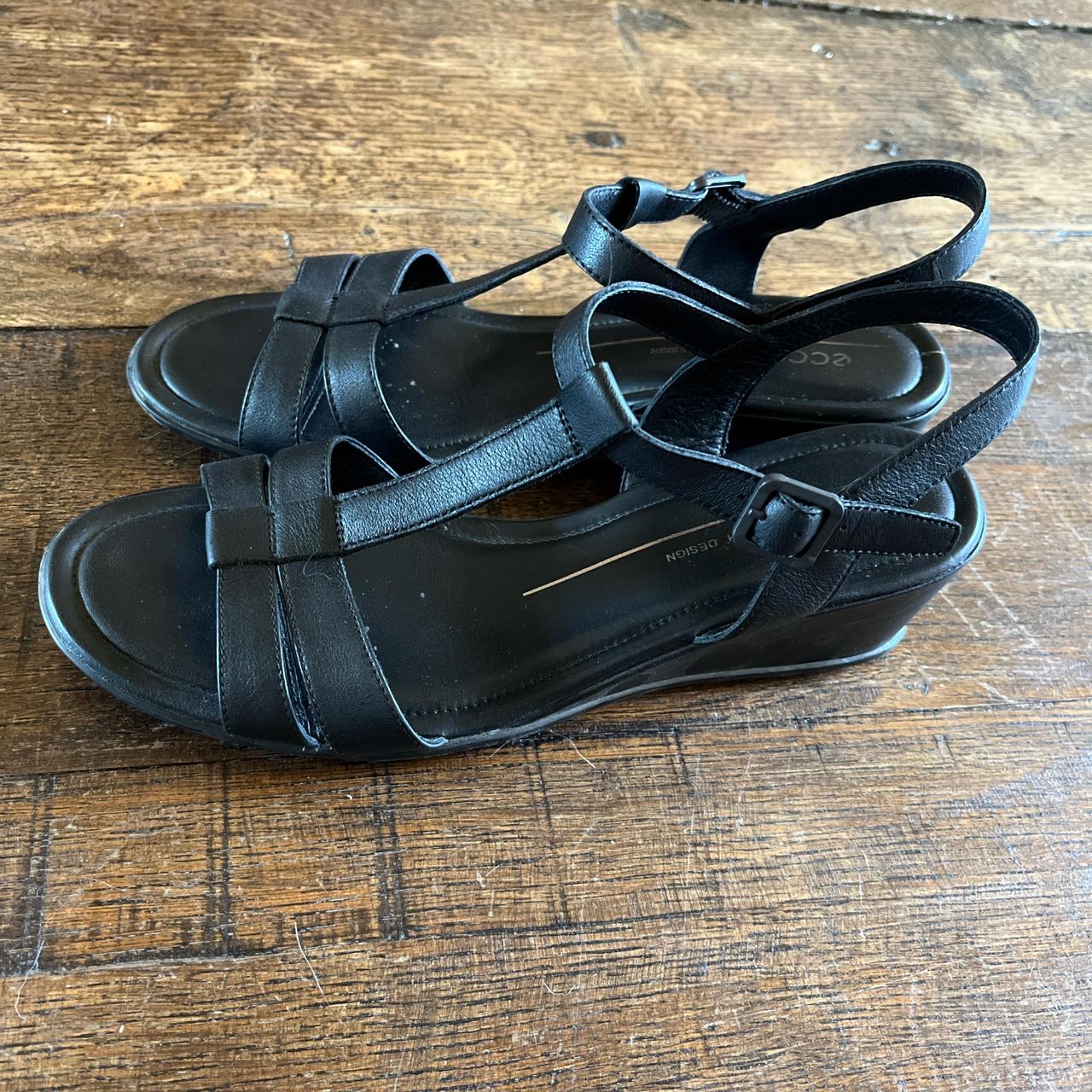 ecco wedge sandals size EU 38 only signs of wear