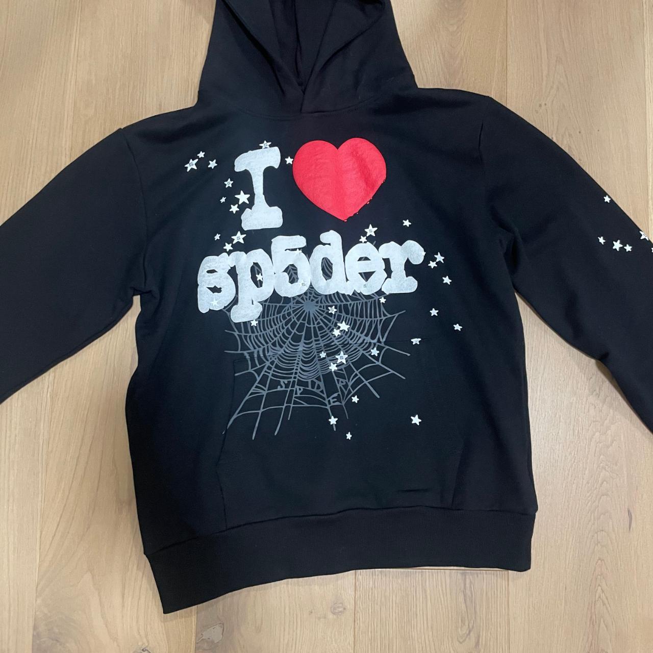 Men's Medium I ❤️ Sp5der Hoodie, currently goes for | Depop