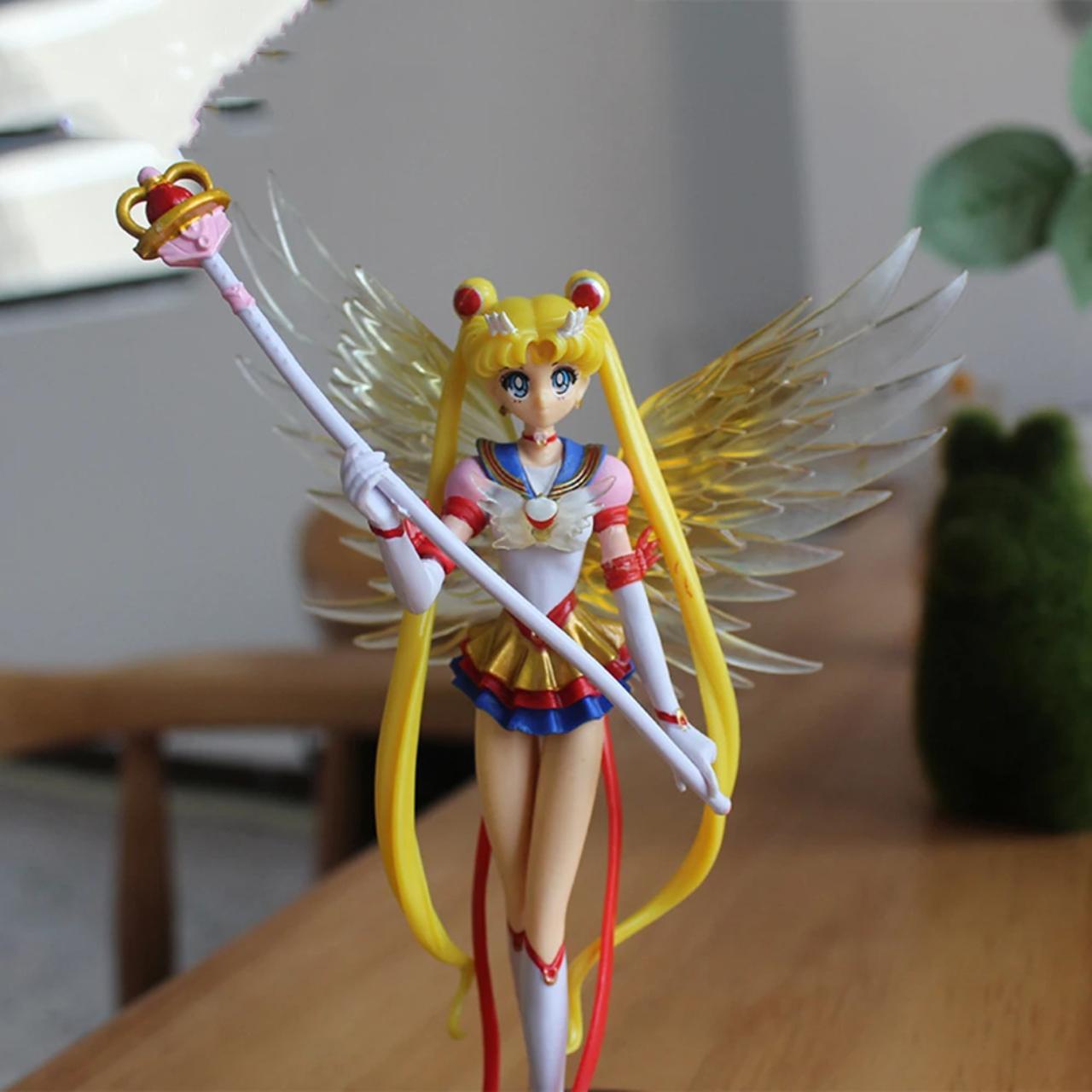 Anime Sailor Moon Tsukino Usagi Figure Eternal Tiare... - Depop