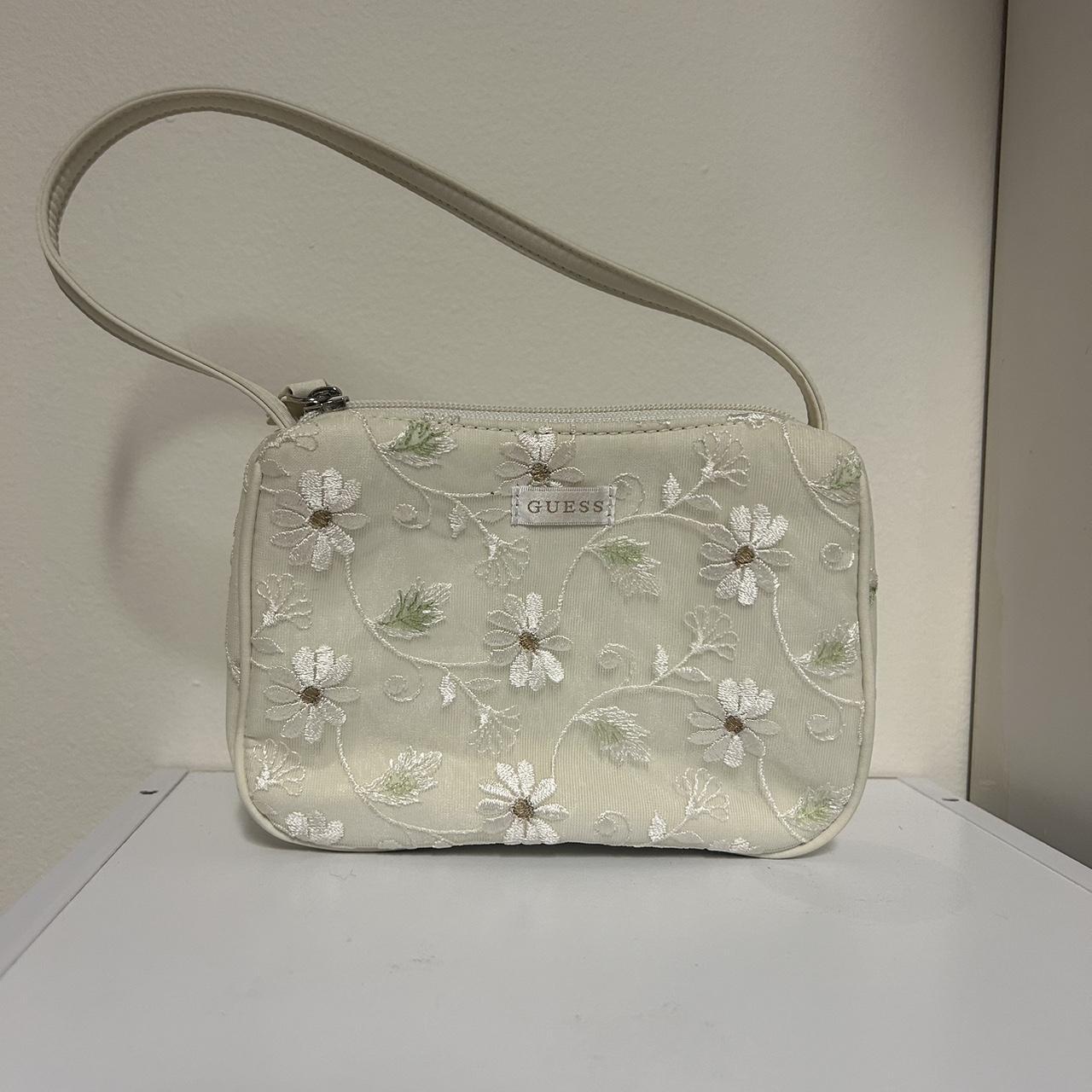 Guess Clutch Flower Mini Purse - Depop