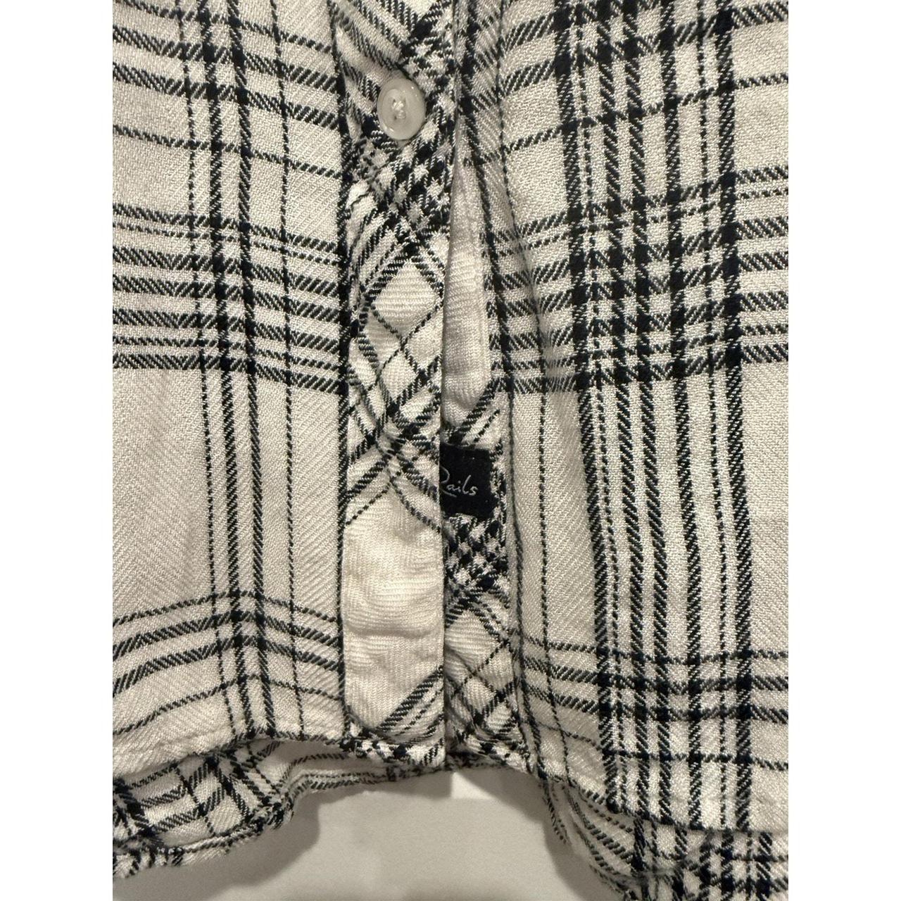 Rails Women's Blouse - White/Black - S – The Rail… - image 3