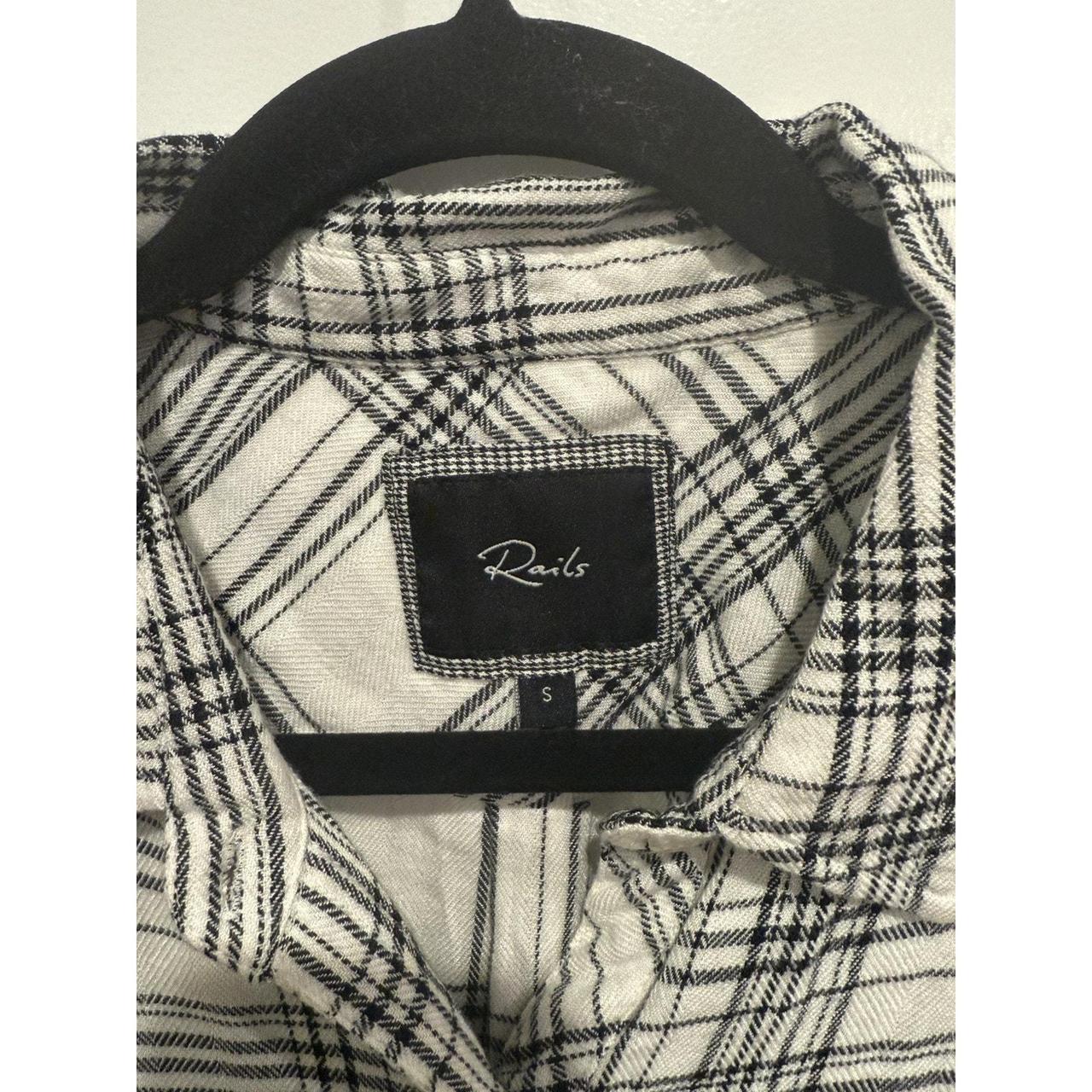 Rails Women's Blouse - White/Black - S – The Rail… - image 2