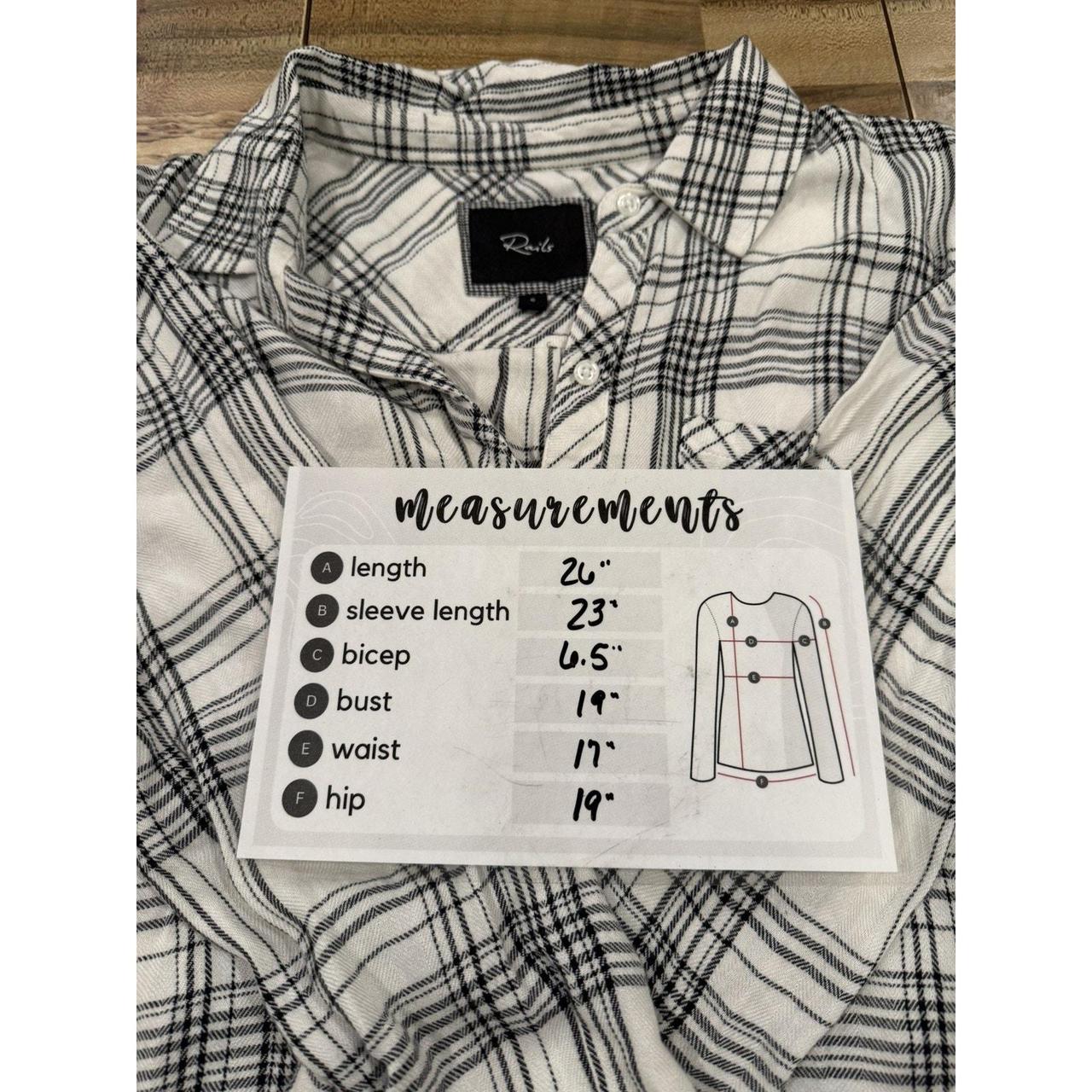 Rails Women's Blouse - White/Black - S – The Rail… - image 7