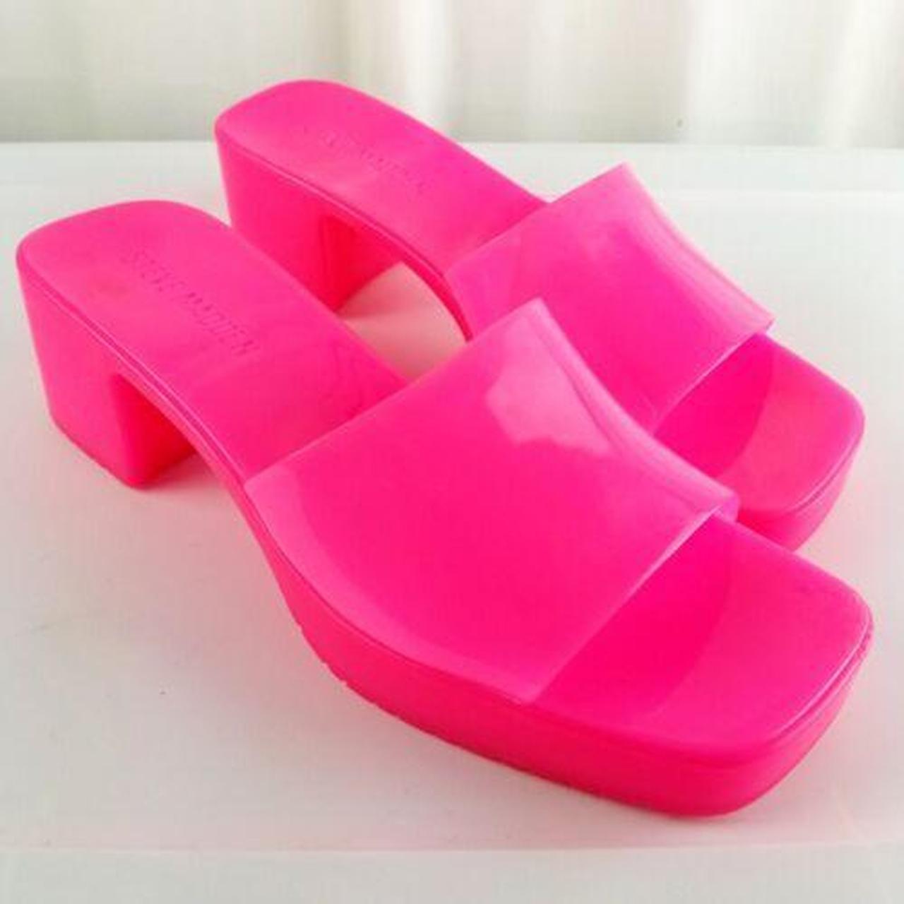 Steve madden hot pink sandals online