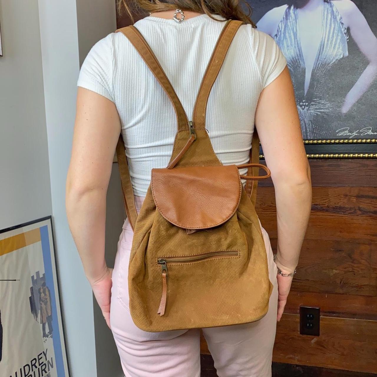 UNIVERSAL THREAD Backpack Brown Soft Faux Leather Backpack