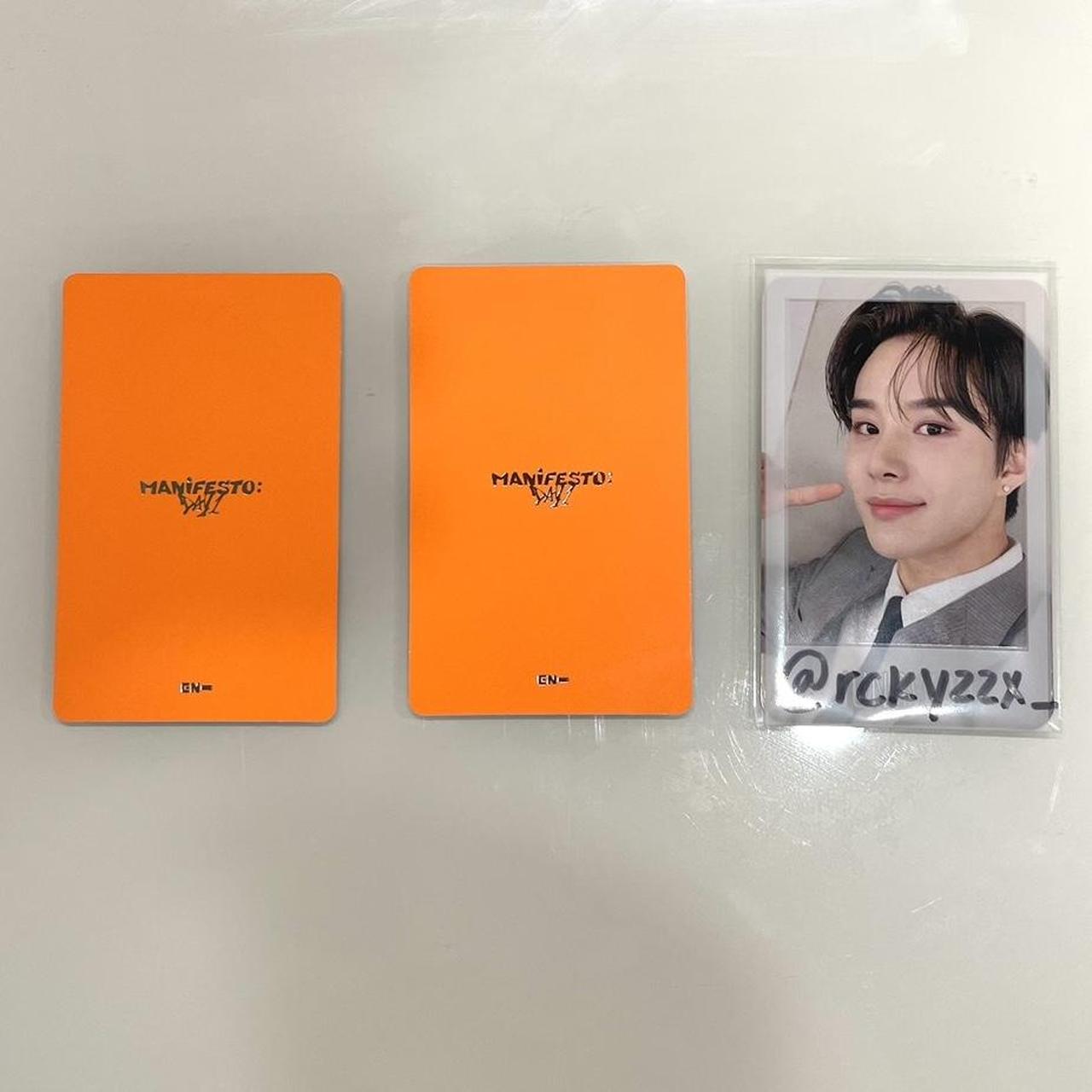 ENHYPEN JAY MANIFESTO : DAY 1 Photo card Enhypen Weverse