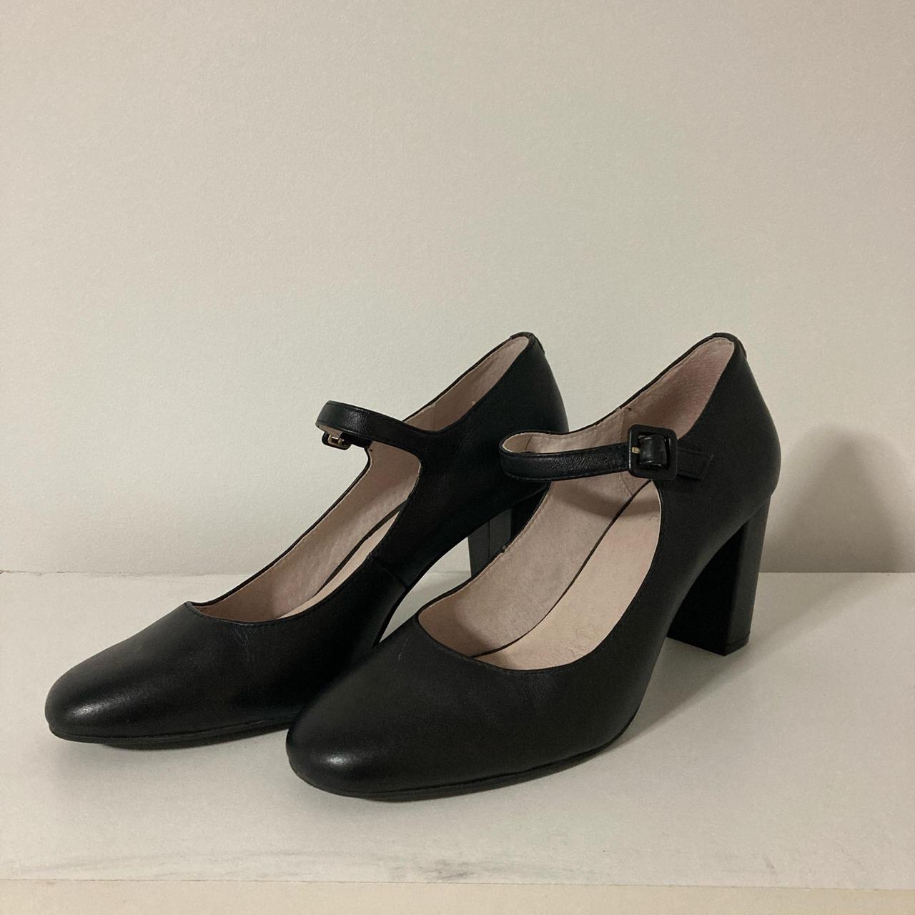 Basque black heel with strap Only worn in the... - Depop