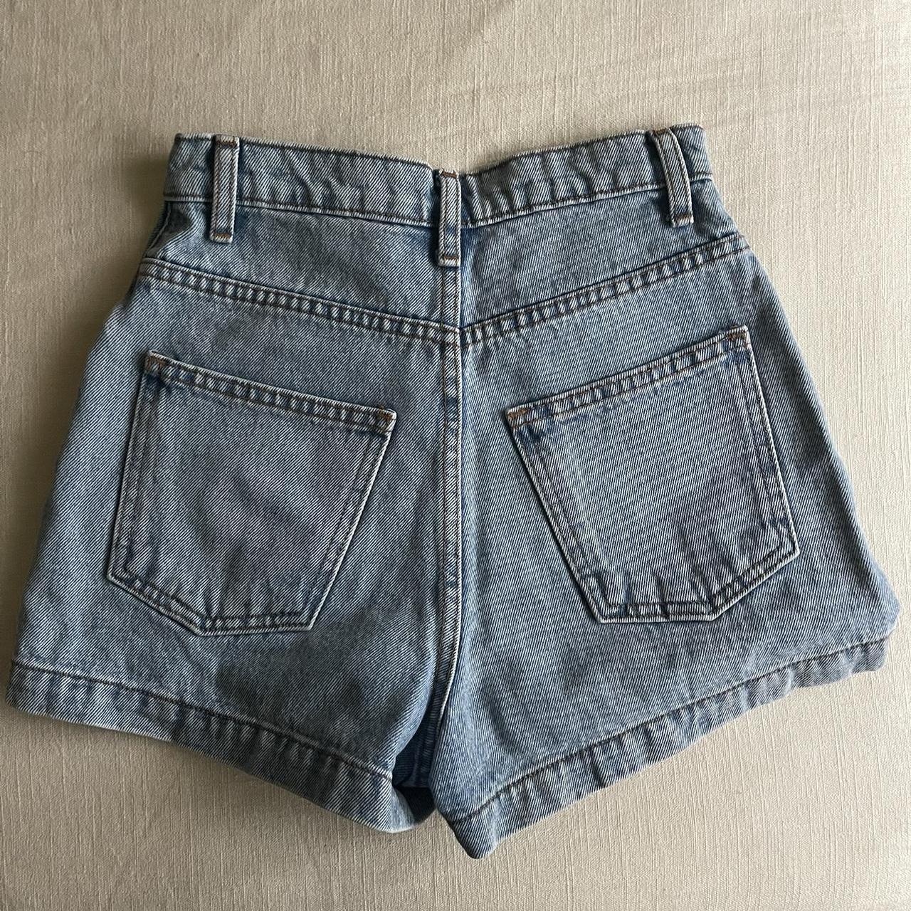 Los Angeles Apparel high waisted denim medium wash... - Depop