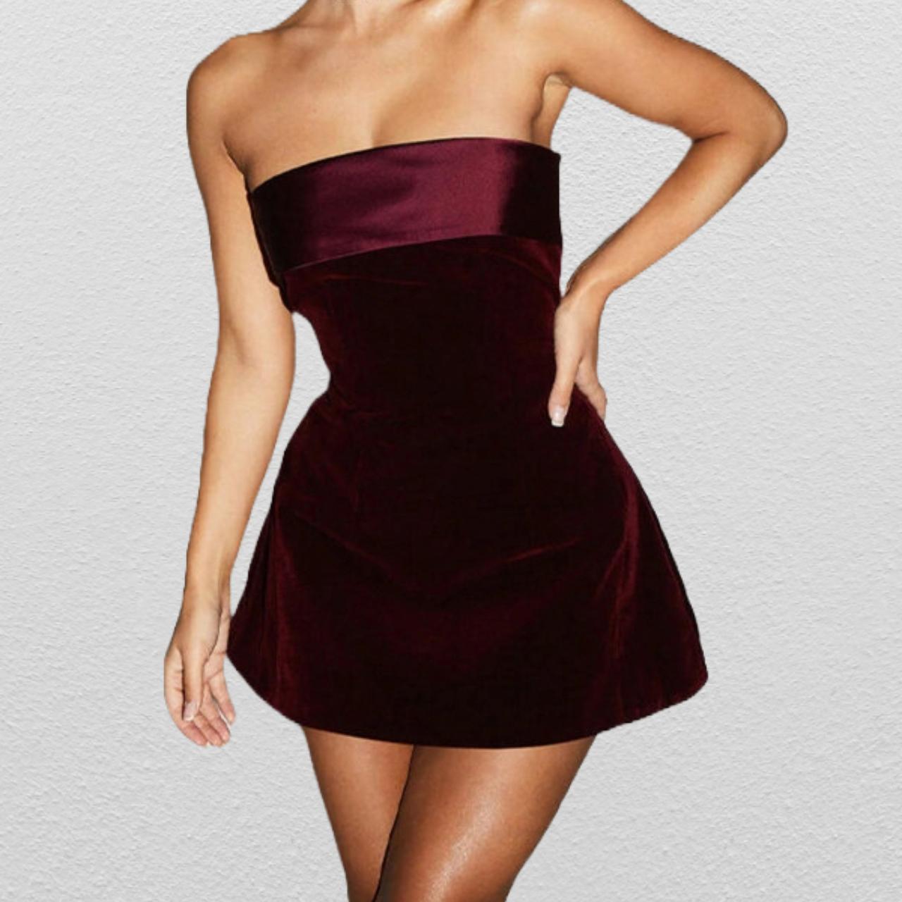 Backless Sexy Mini Dress Women Fashion With Zipper... - Depop