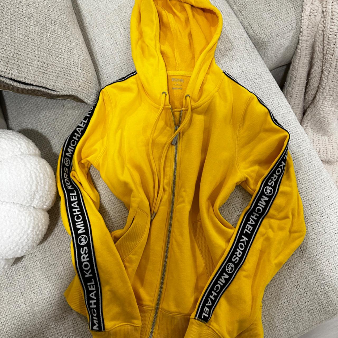 Michael Kors yellow jacket some small stains. Depop