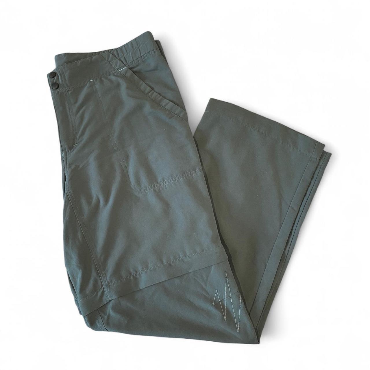 Teal blue grey Kathmandu nylon zip off Depop