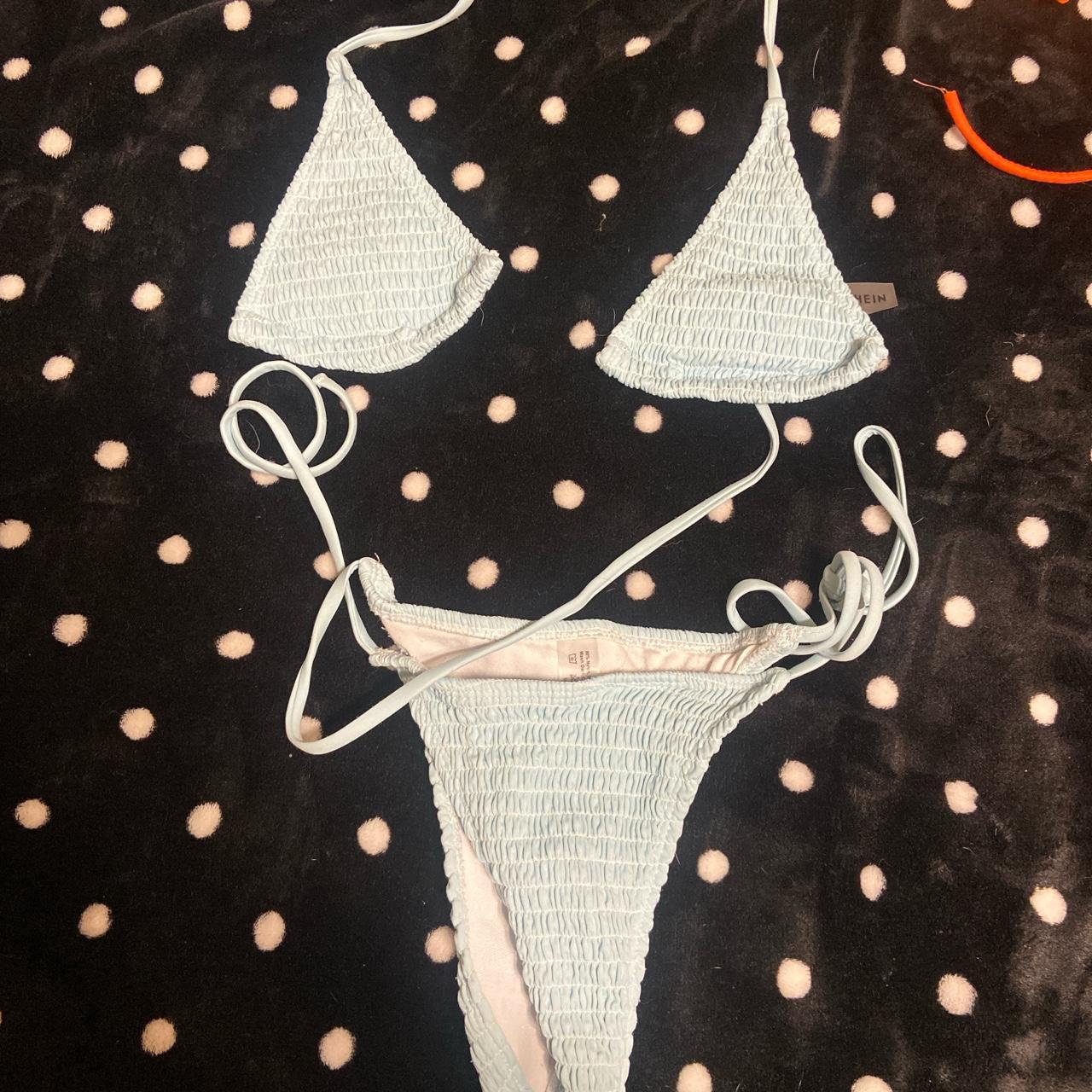 Blue Binki Missing the bottom string for top (it... - Depop