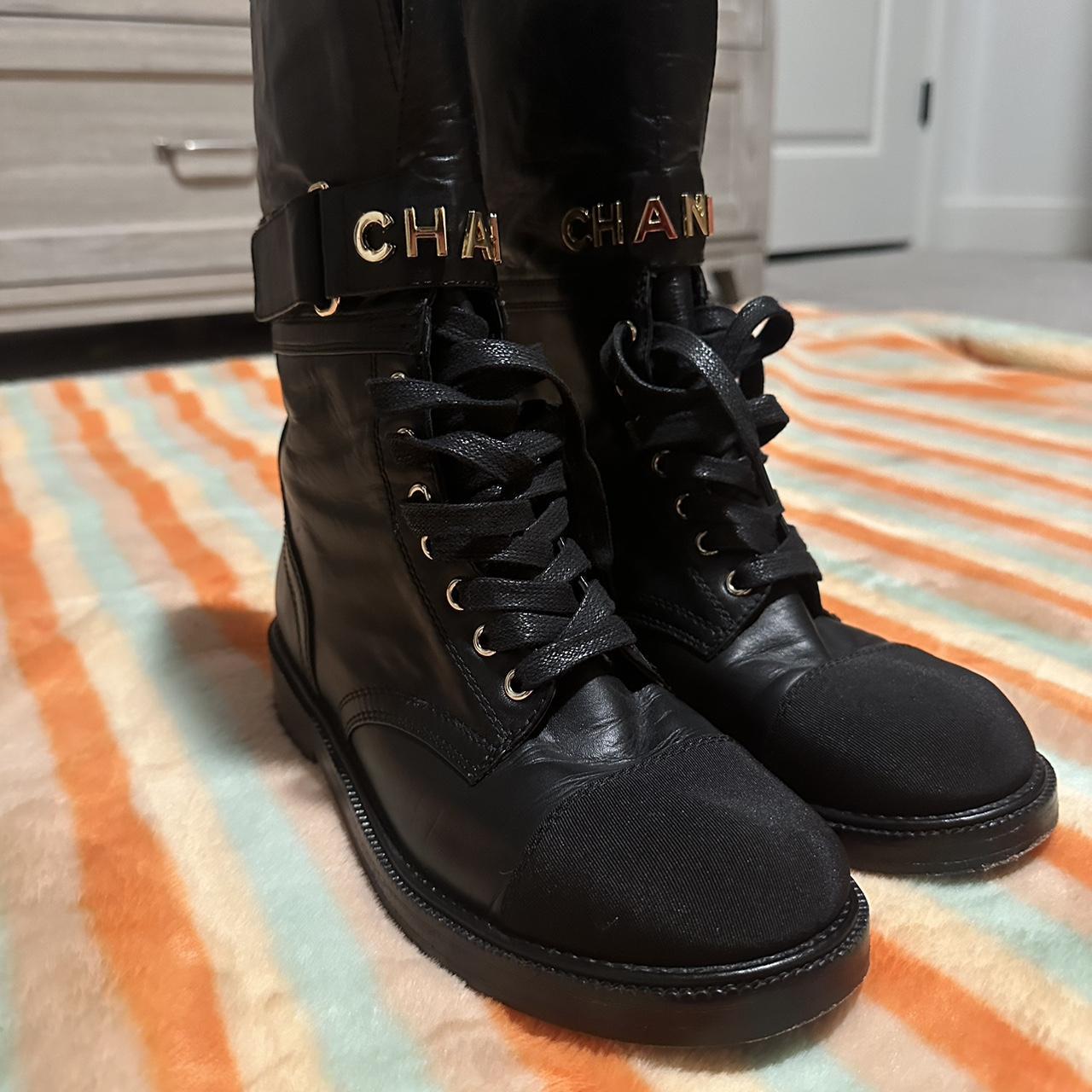 Chanel combat 2024 boots 2019