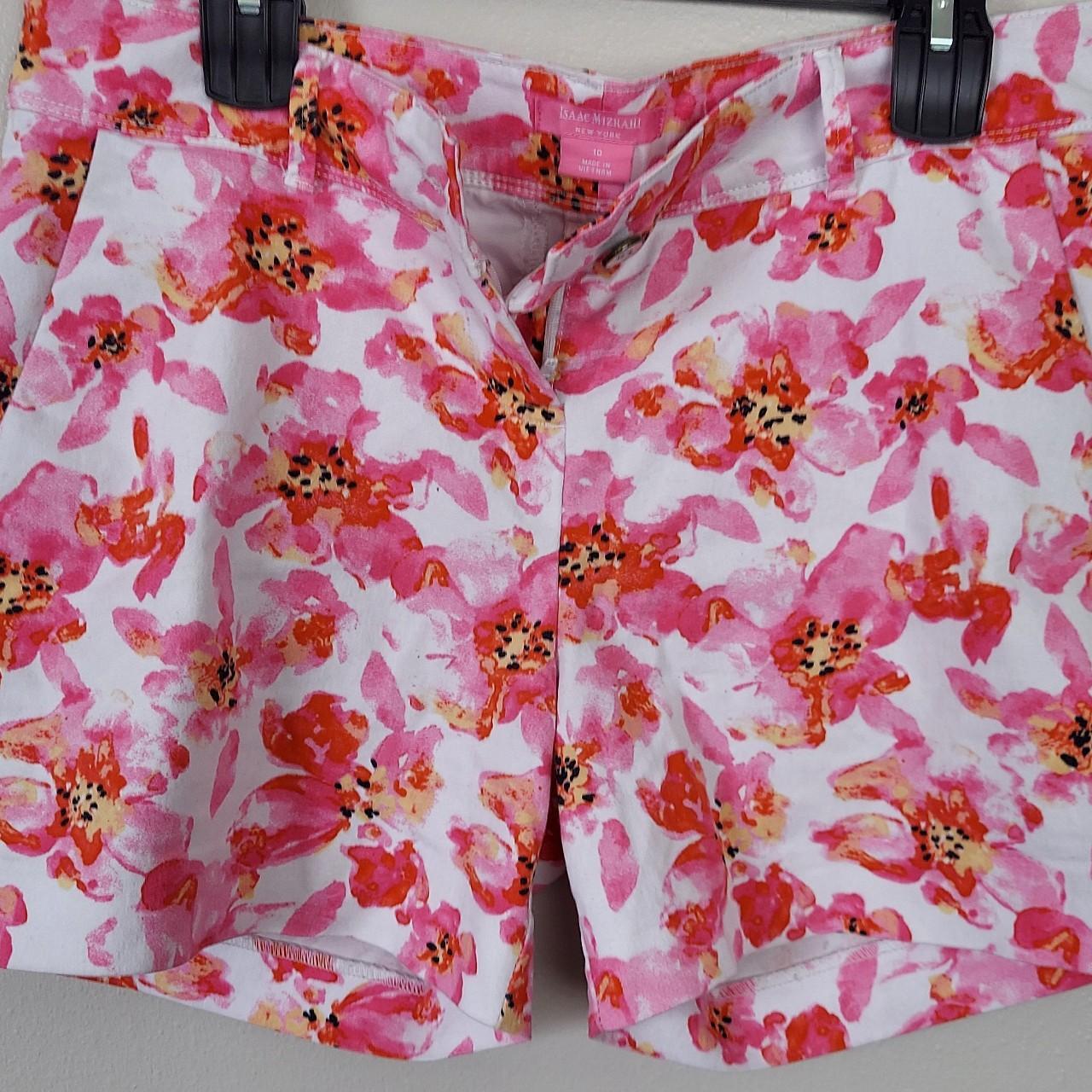 Isaac Mizrahi New York Floral Shorts Size 10 Cotton. Depop