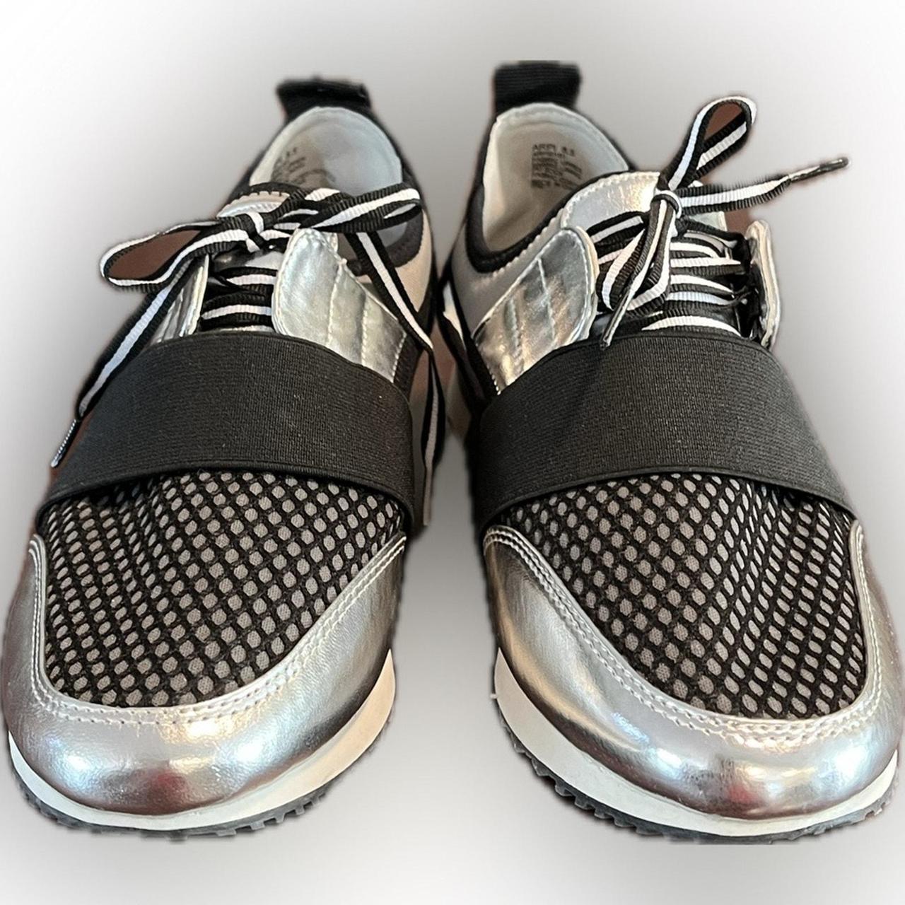 Fashion Sneakers Steve Madden Antics Silver Antics Discount Antics