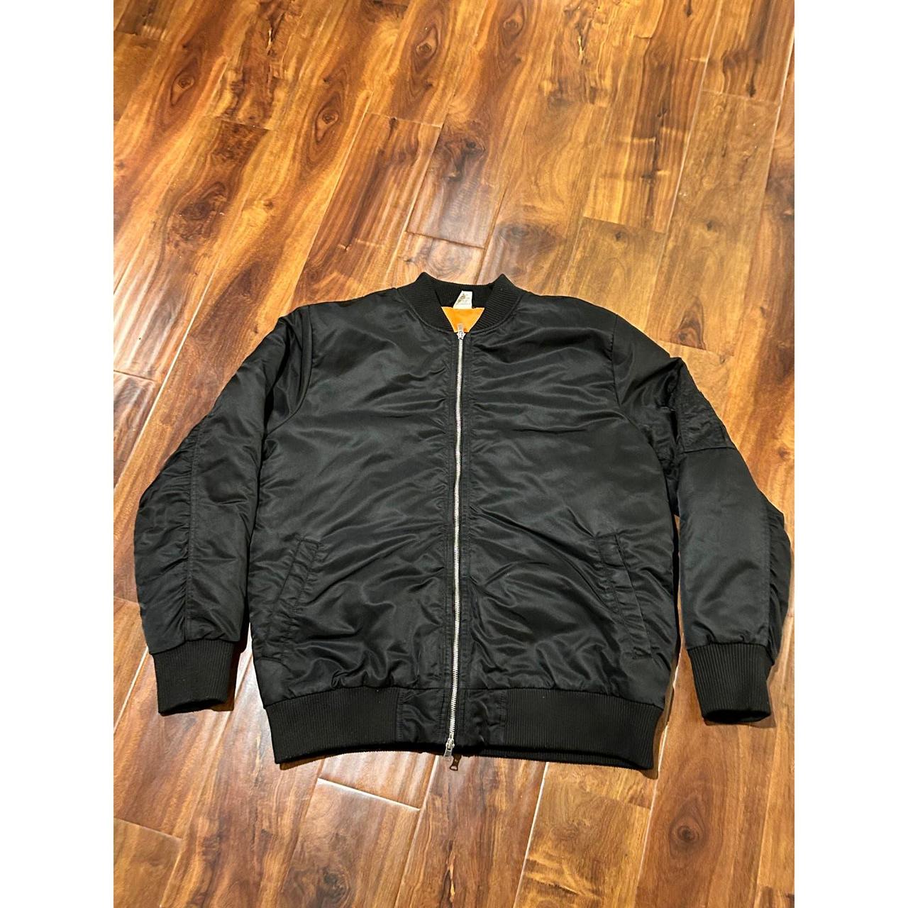 Black bomber orange lining best sale