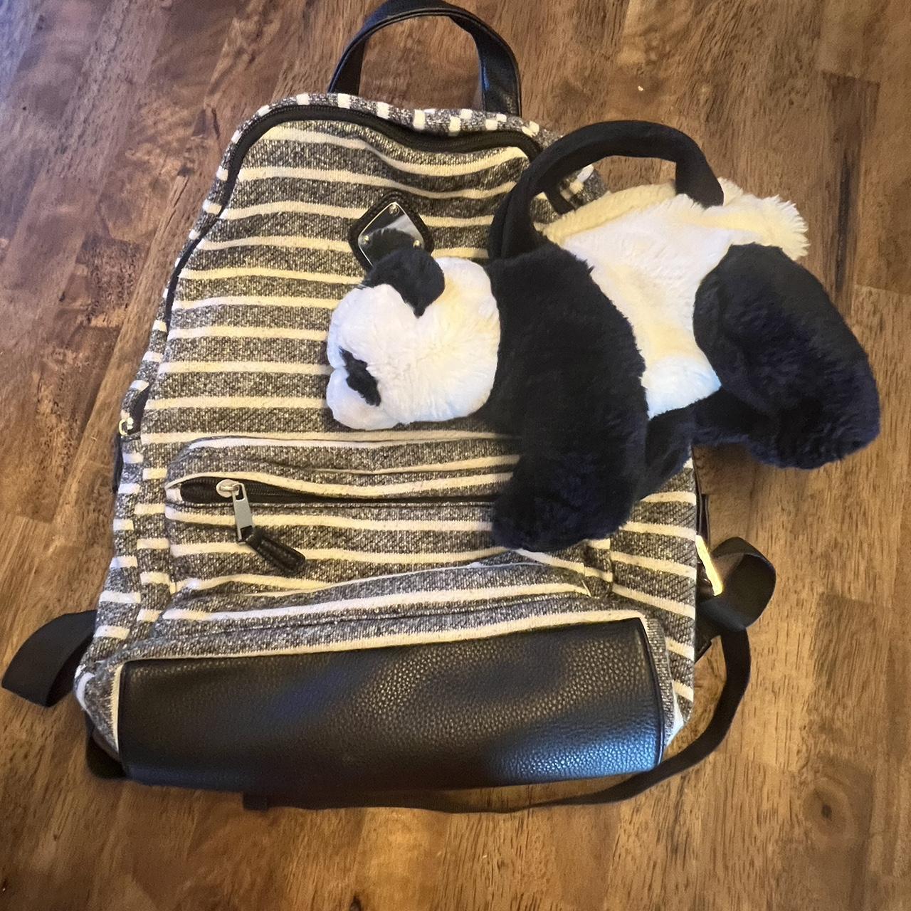 Purs animals Panda Bear Plush Purse by Aurora 8 Depop