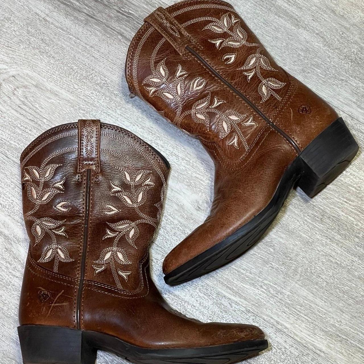 Ariat Desert Holly Western Boot girls size 1.5 Depop